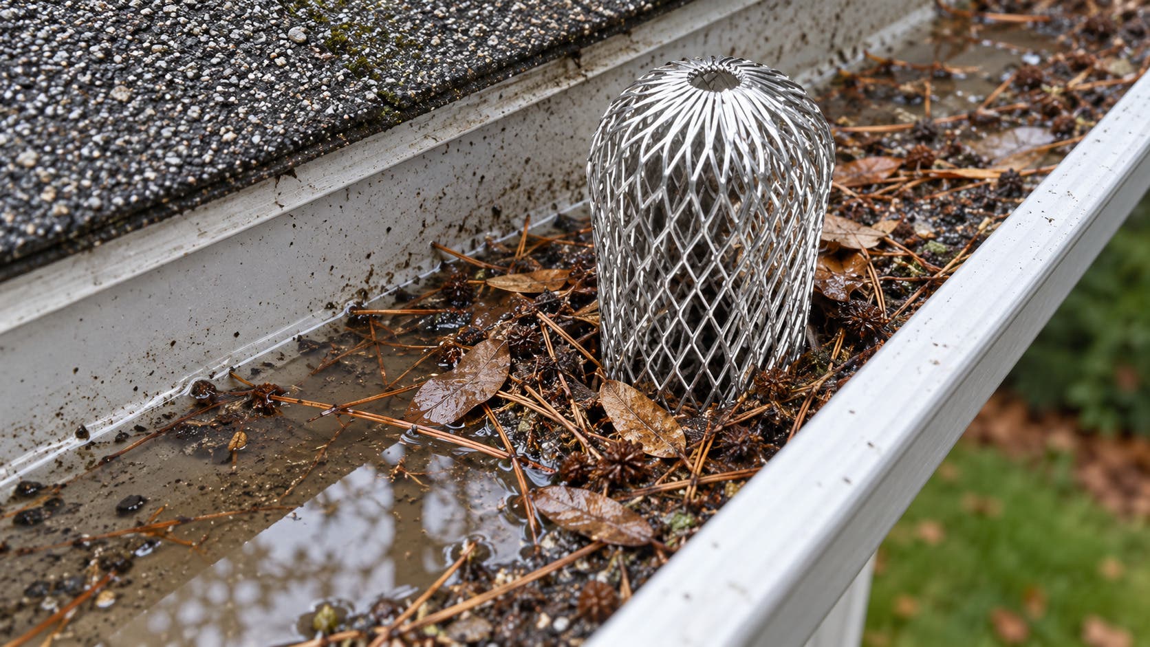Downspout Strainers Can Clog Gutters Faster in Berks County