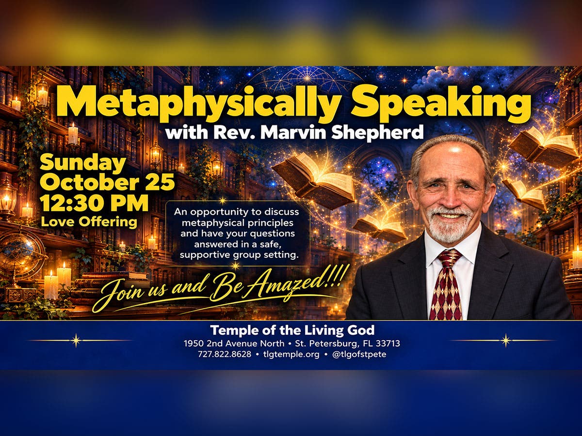 Metaphysically Speaking with Rev. Marvin Shepherd