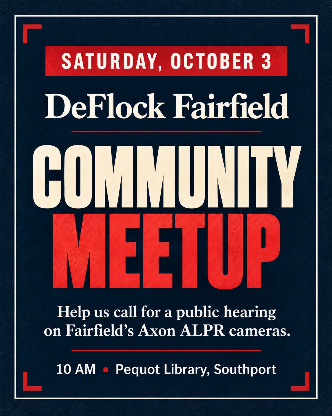 ALPR/Axon Camera Community Meetup