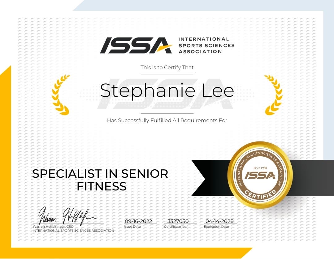 Certified Personal Trainer