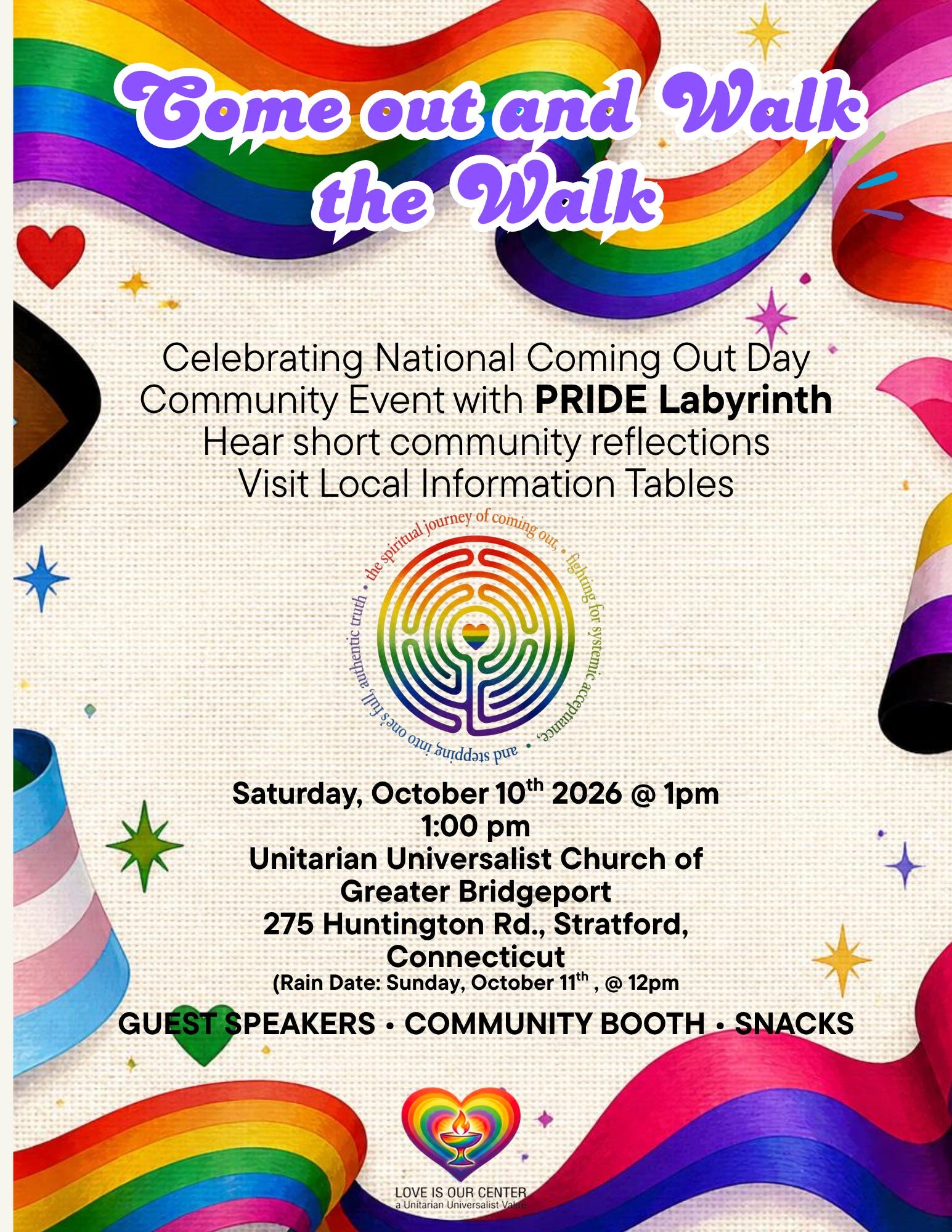 Come Out and Walk the Walk