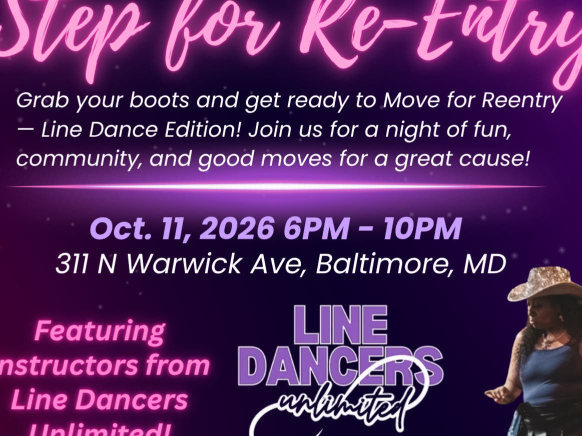 Step 4 Re-entry: A night of line dancing to support re-entry mediation