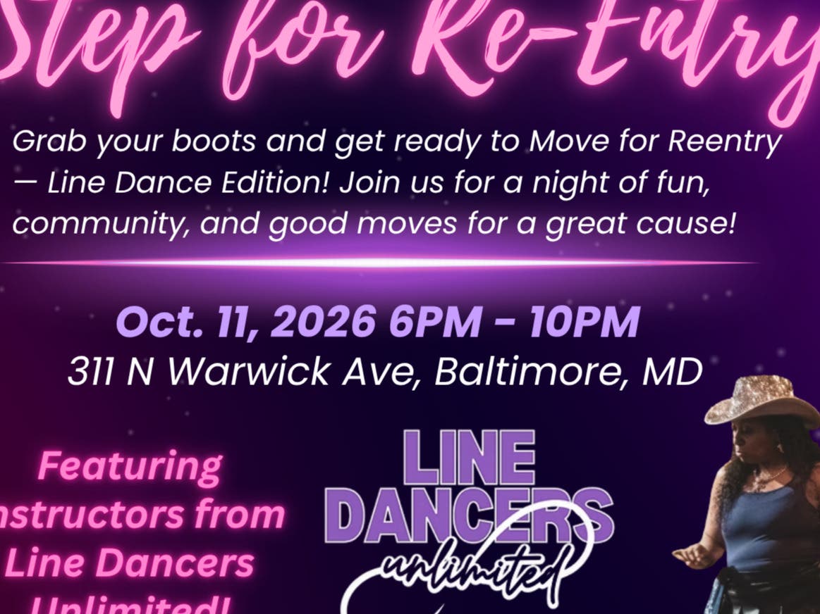 Step 4 Re-entry: A night of line dancing to support re-entry mediation