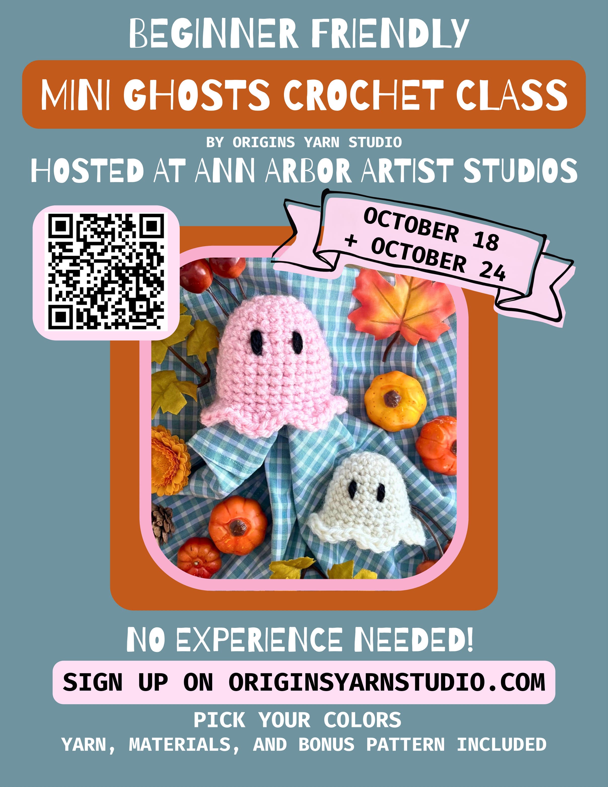 Beginner-Friendly Fall Crochet Class