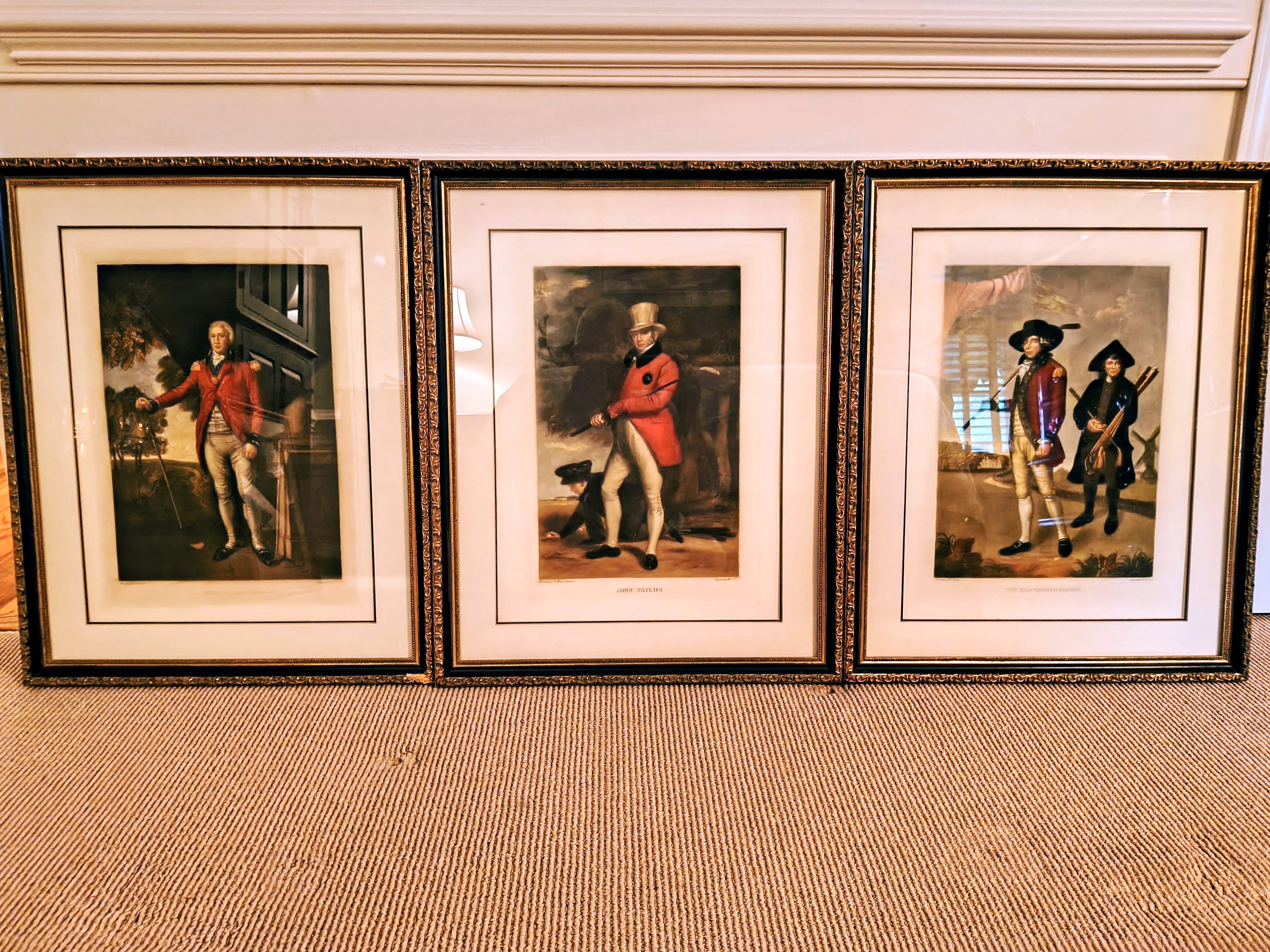 3 English Golf Scene Pictures 