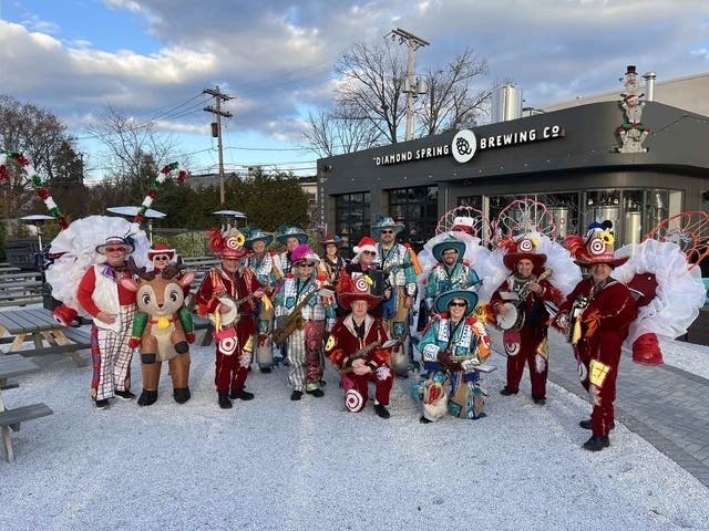 The Denville String Band at the 2024 Denville Christmas Parade