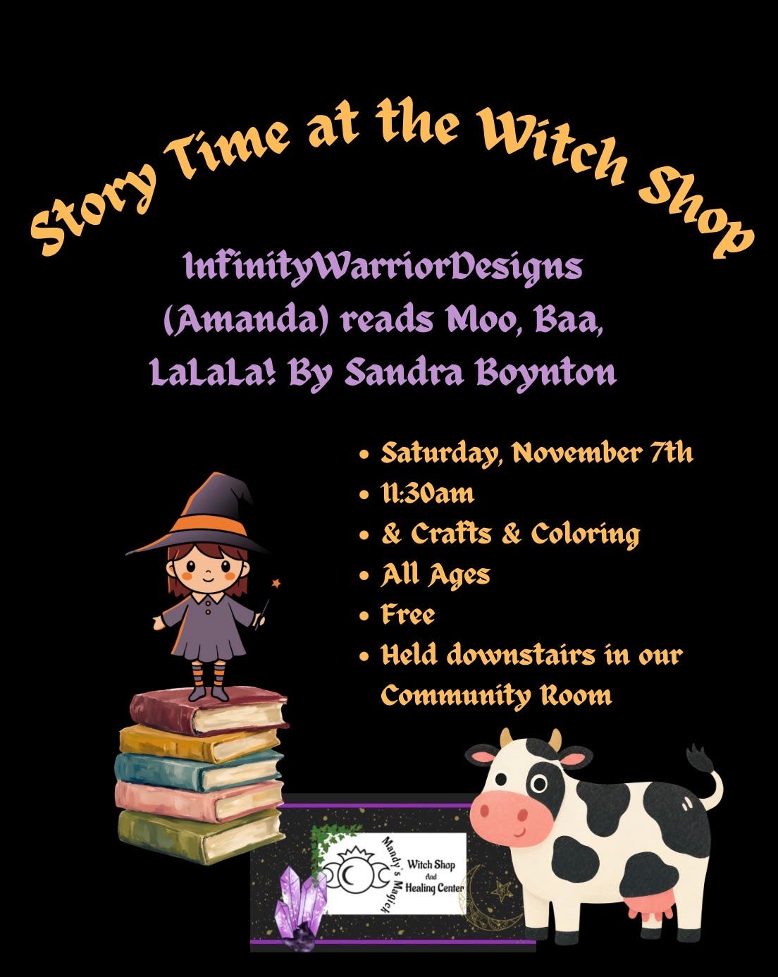 Story Time at Mandy’s Magick