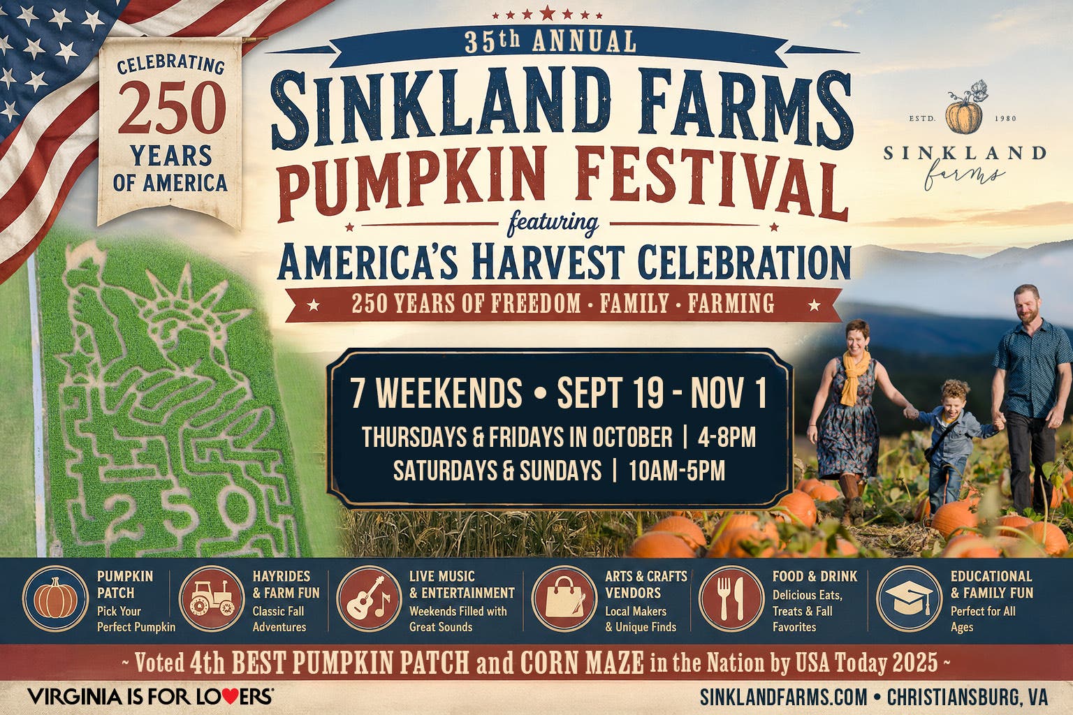 Friday Evening at Sinkland Farms Pumpkin Festival