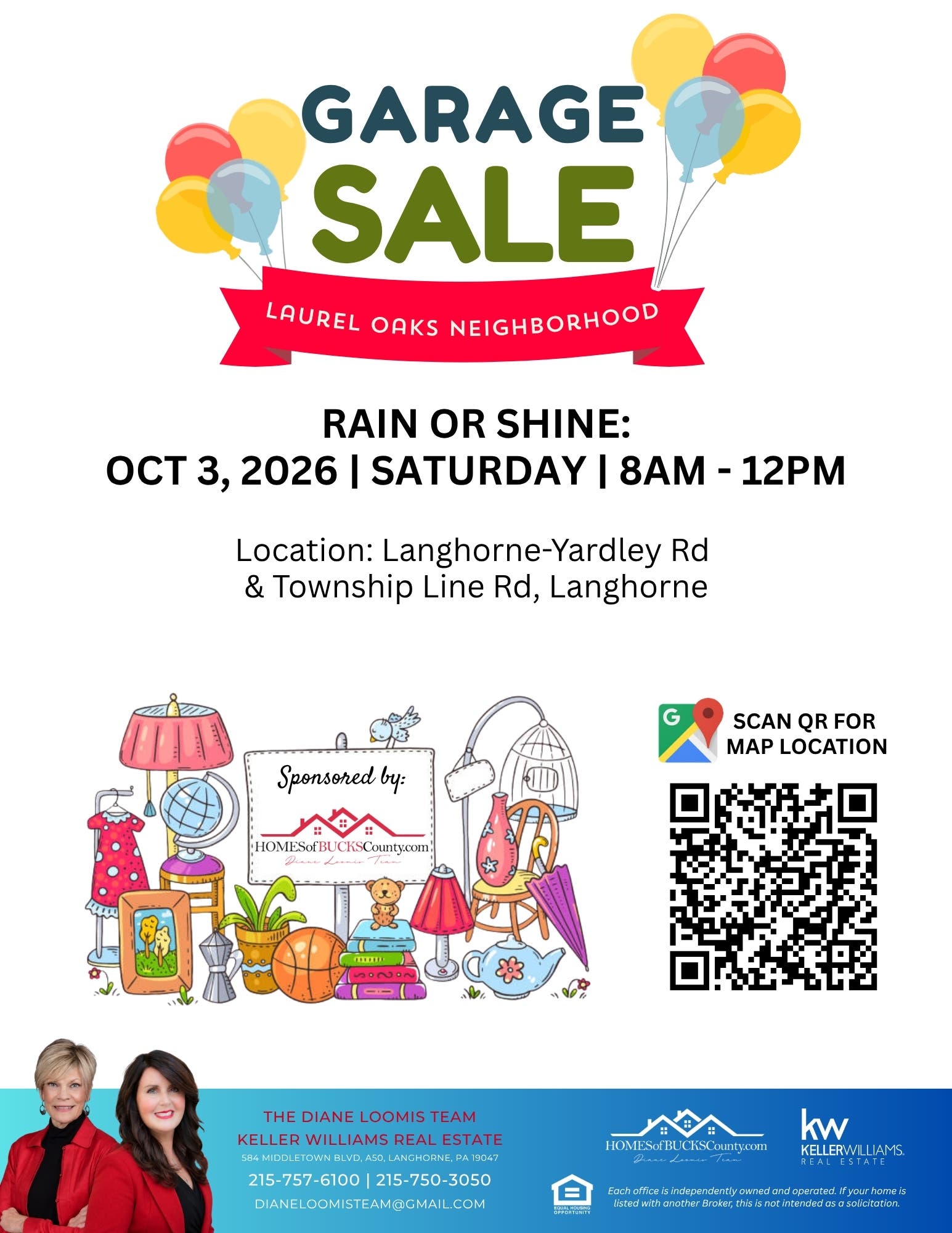 ποΈ Laurel Oaks Neighborhood Garage Sale!
