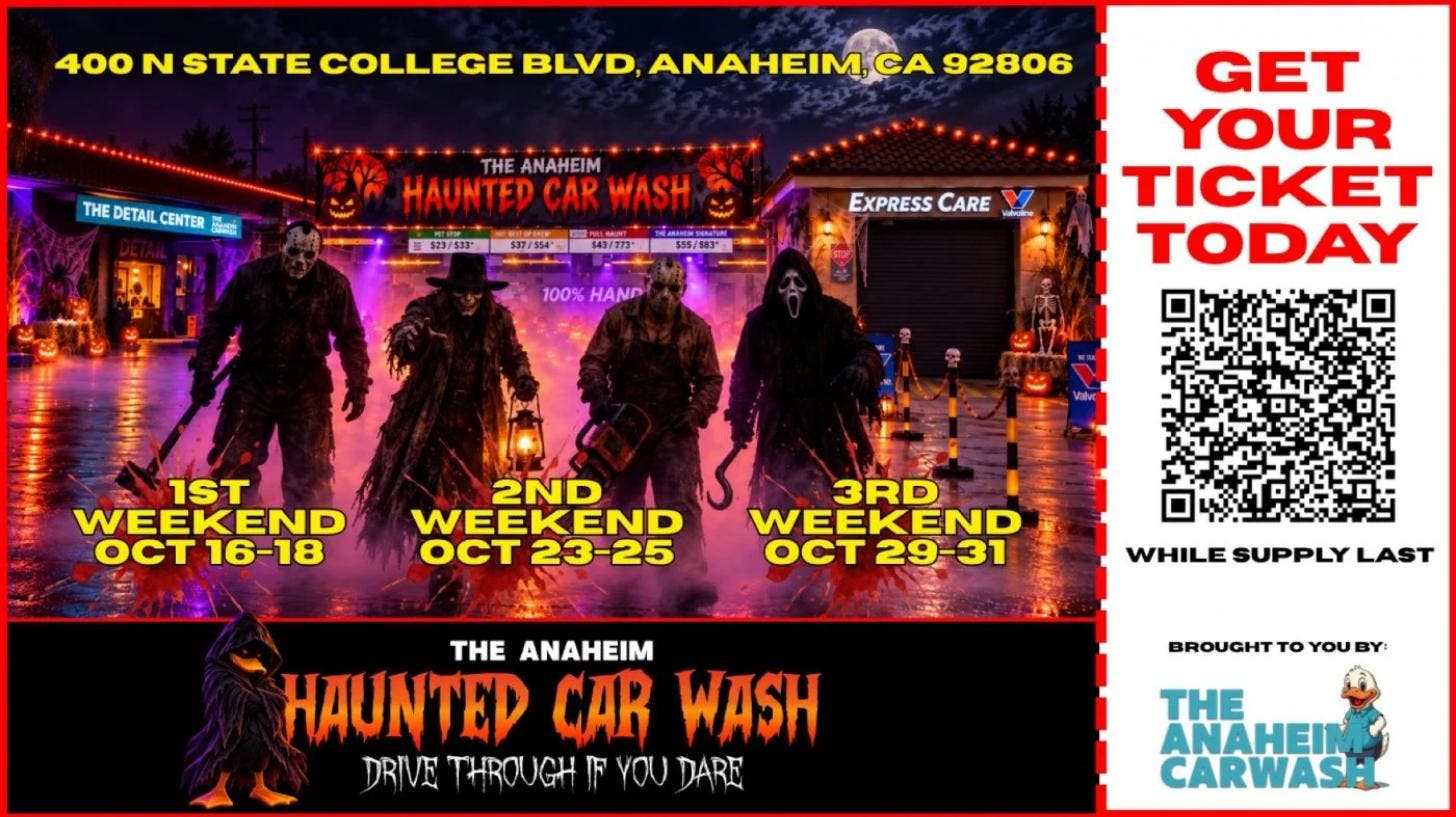 The Anaheim Haunted Car Wash