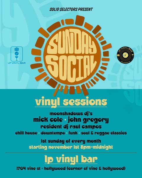 Sunday Social Vinyl Sessions