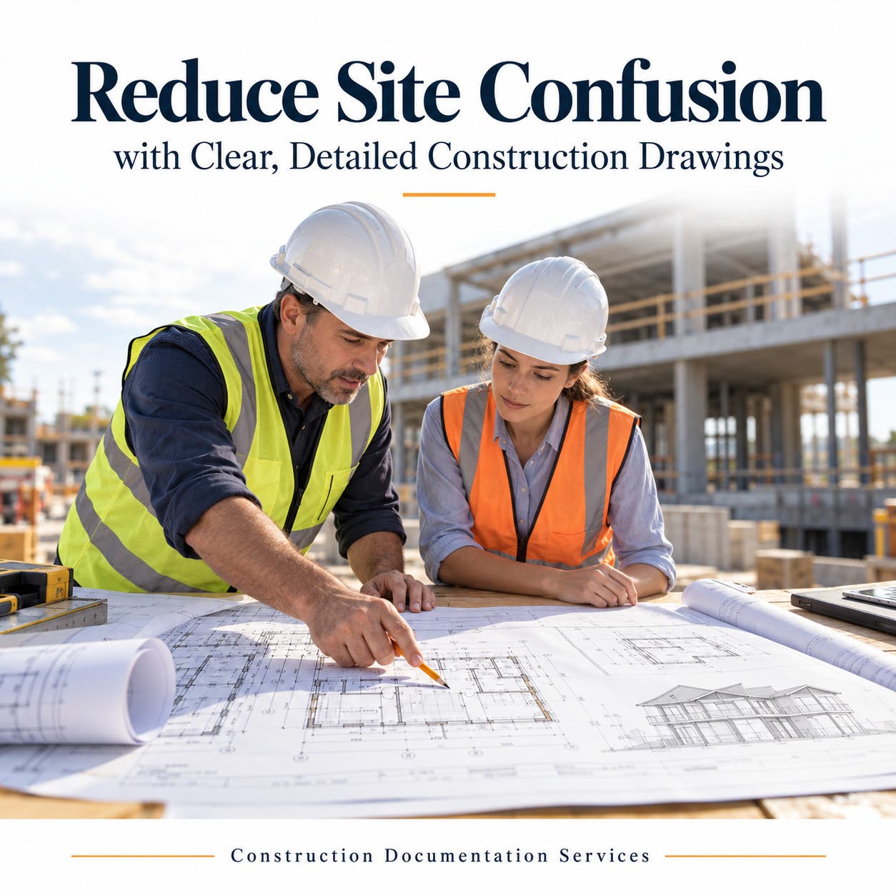 Reduce Site Confusion with Clear, Detailed Construction Drawings