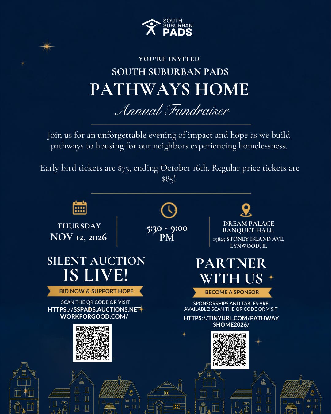 South Suburban PADS Pathways Home Annual Fundraiser