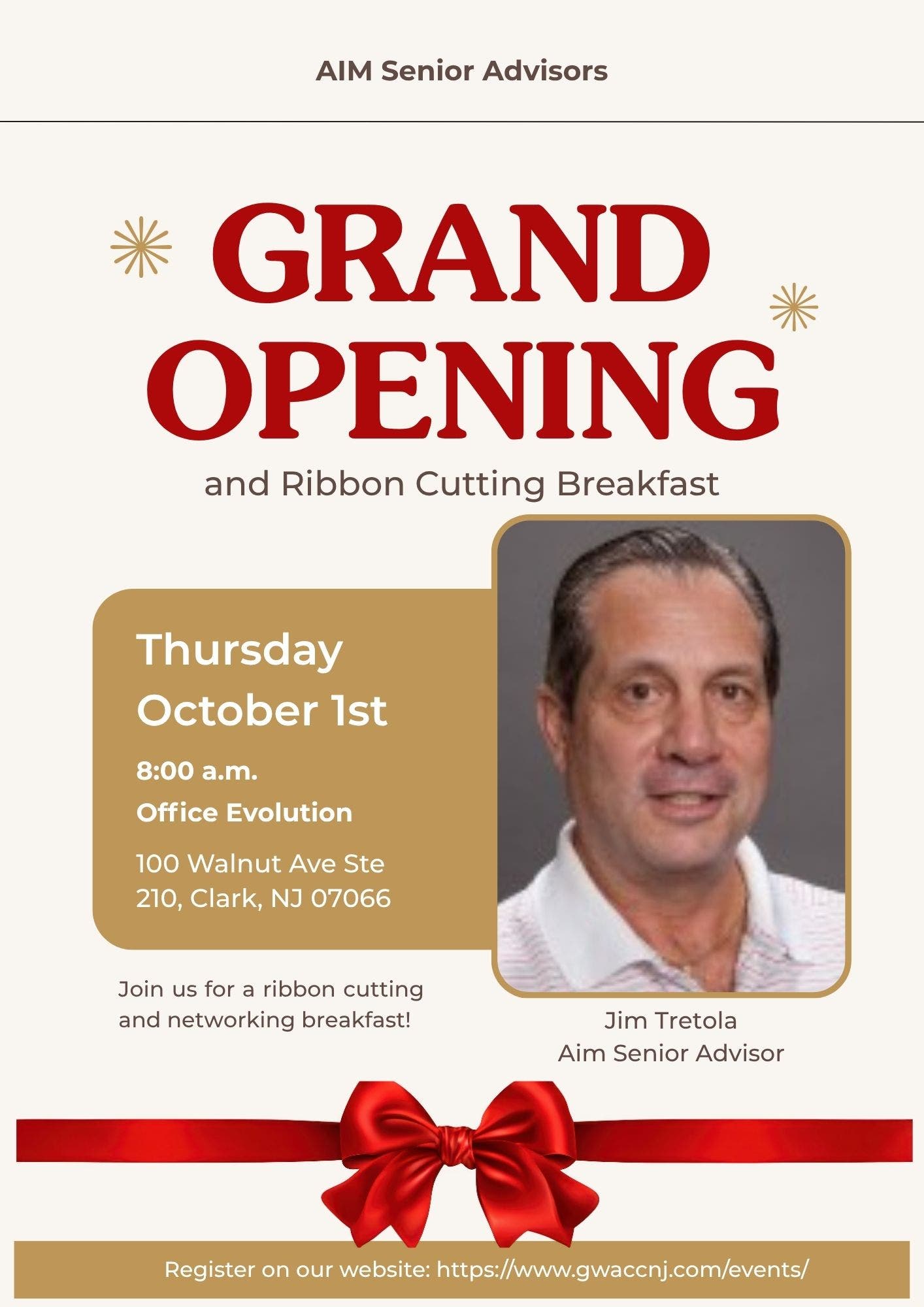 Aim Senior Advisors Grand Opening and Networking Breakfast