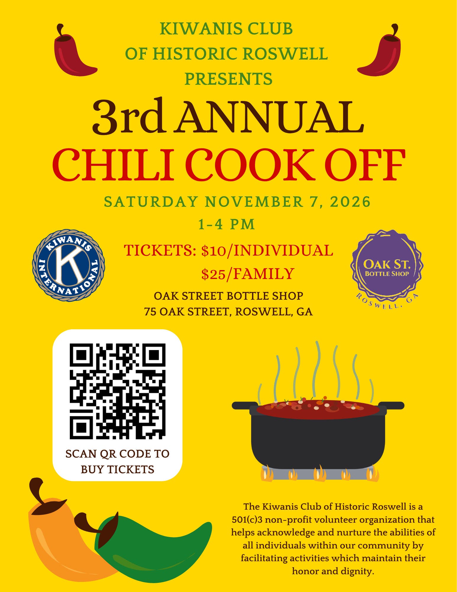 3rd Annual Chili Cook Off!