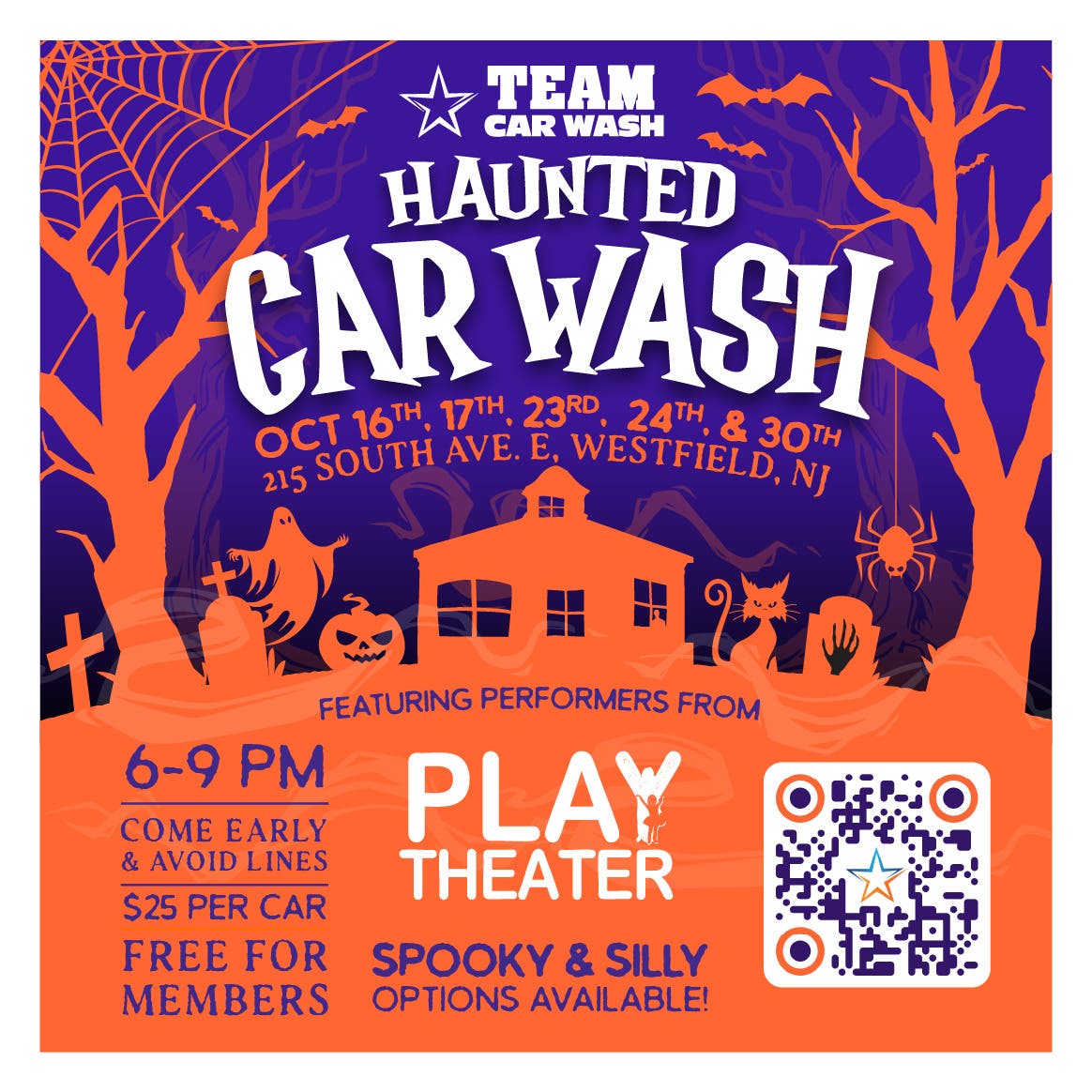 Haunted Car Wash at Team Car Wash, Westfield