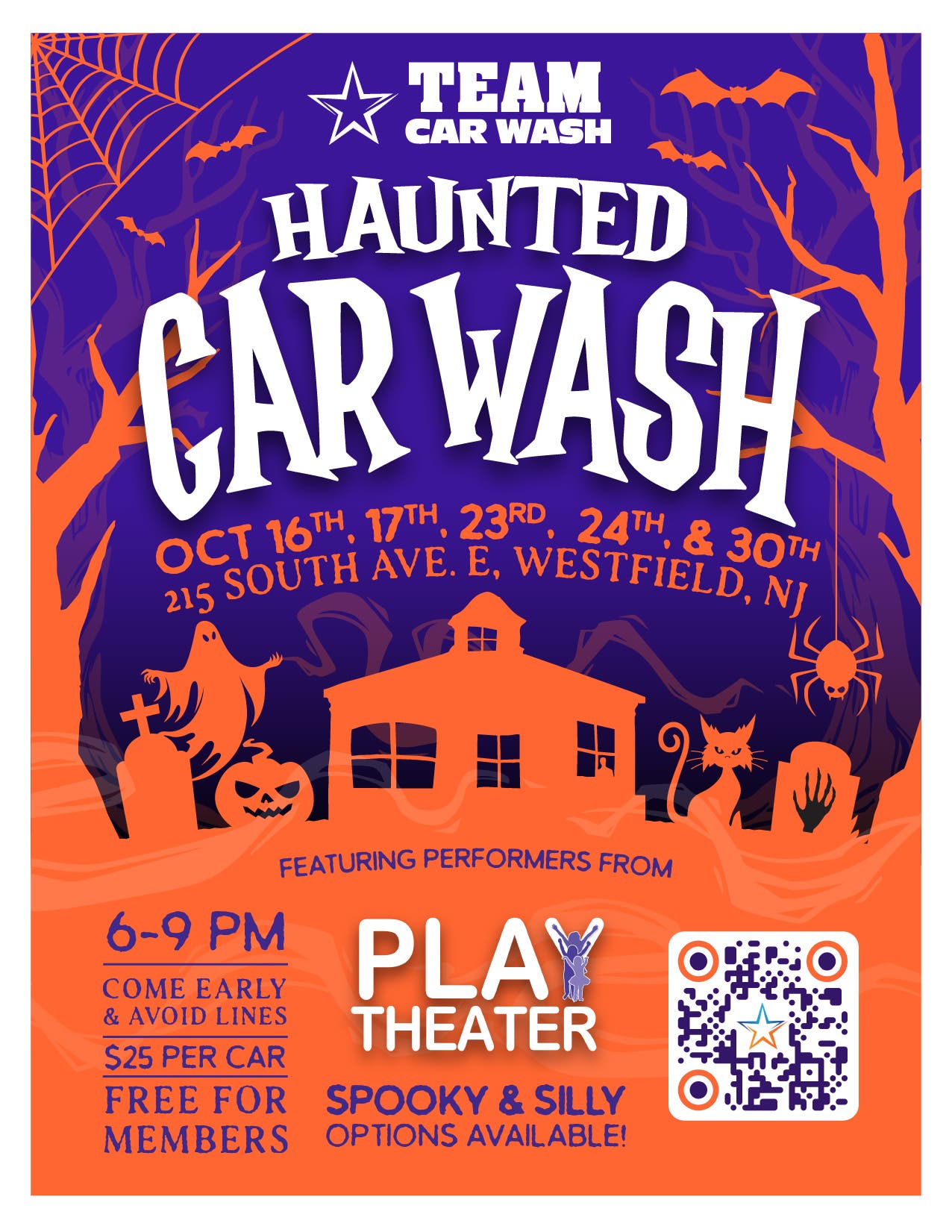 Haunted Car Wash at Team Carwash Westfield 