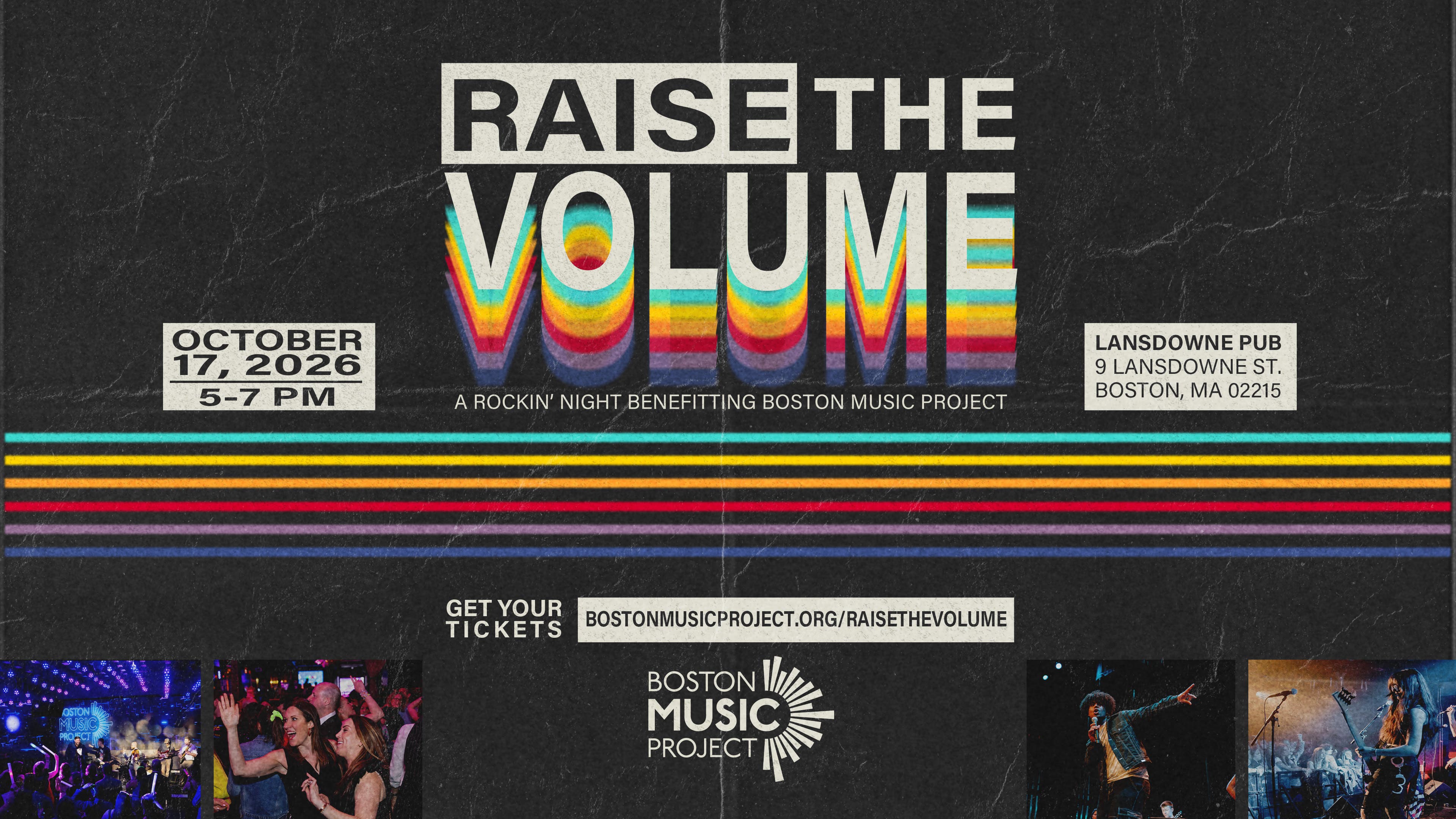 Raise the Volume (A Rock Concert to Support Music Education) | Boston Music Project