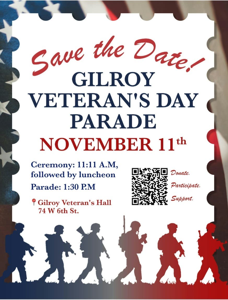 Gilroy Veteran's Day Parade