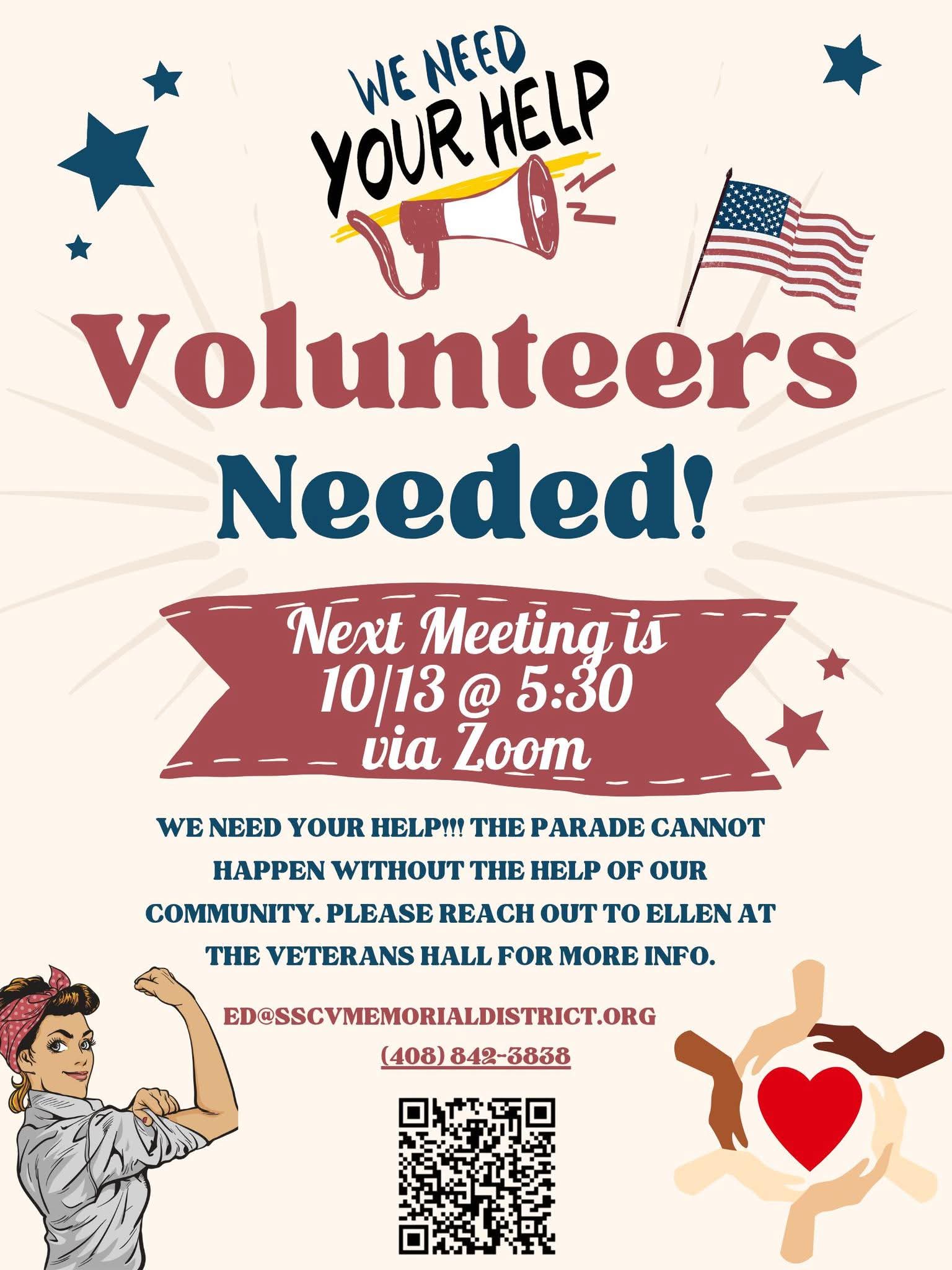 Volunteers Needed!