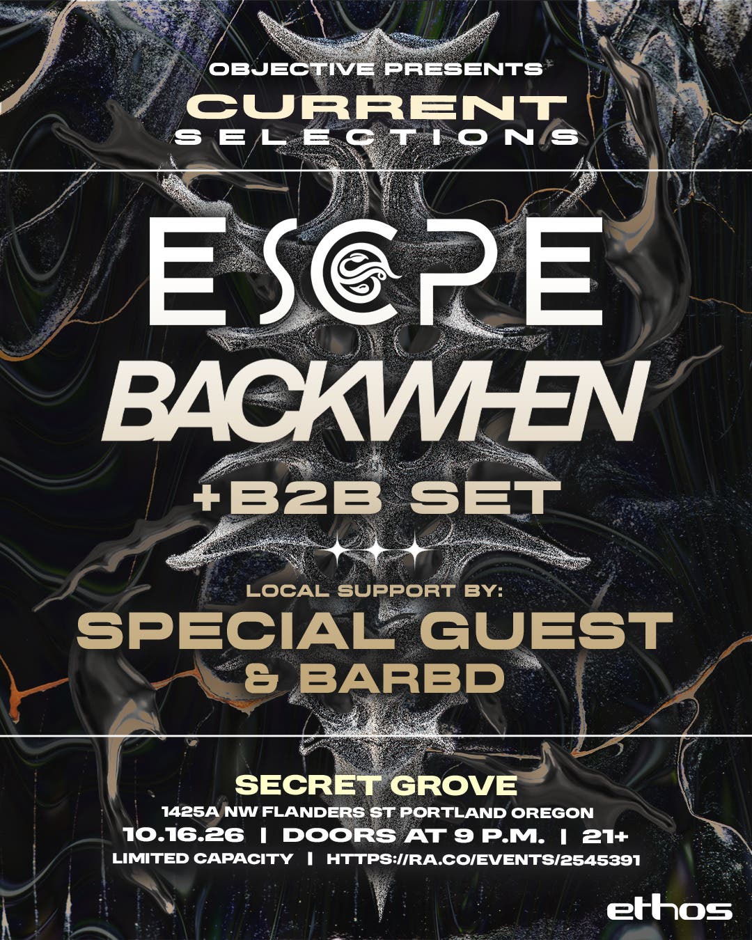 Objective presents: Current Selections Vol.2 — ESCPE, Backwhen, Barbd