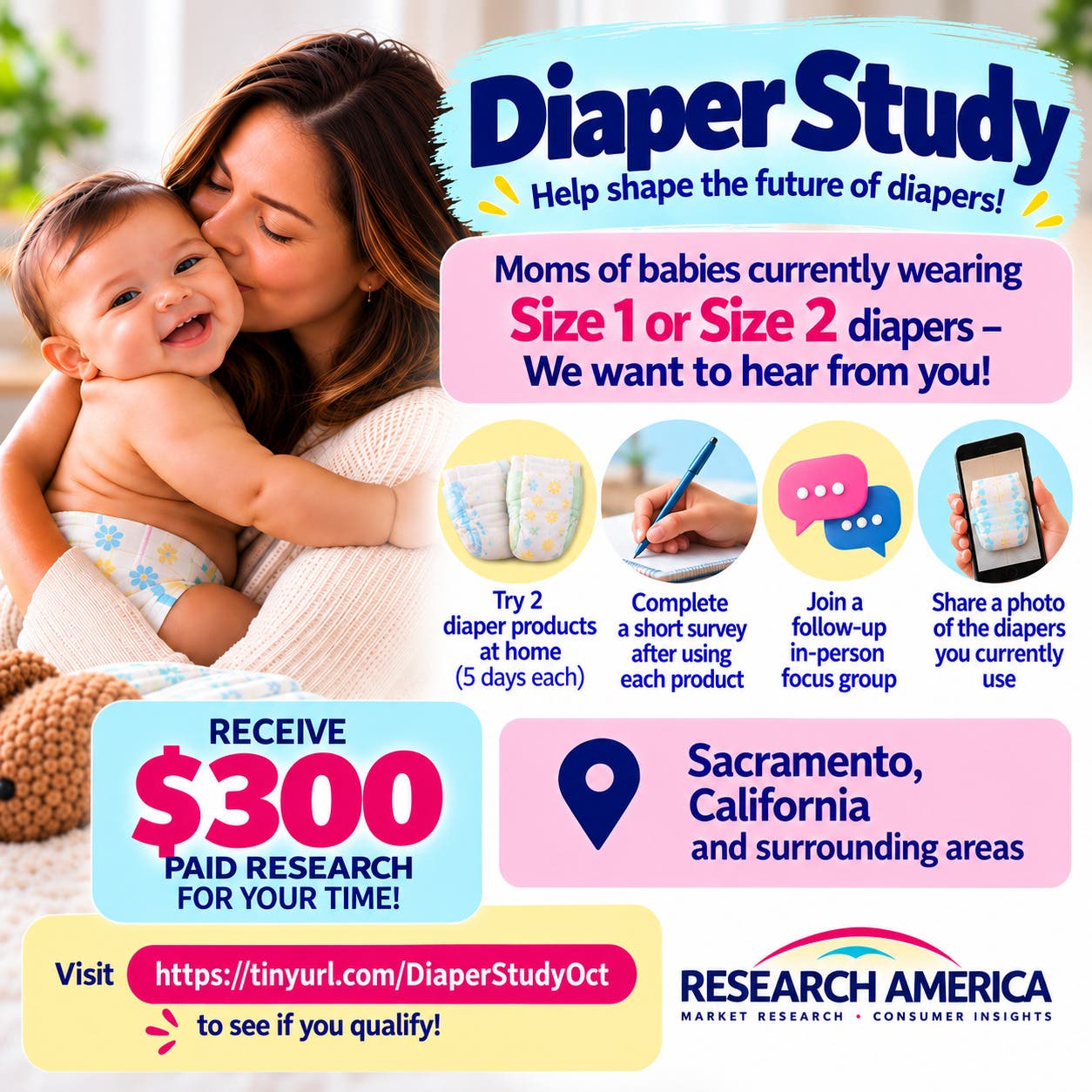 Test Diapers and get PAID!