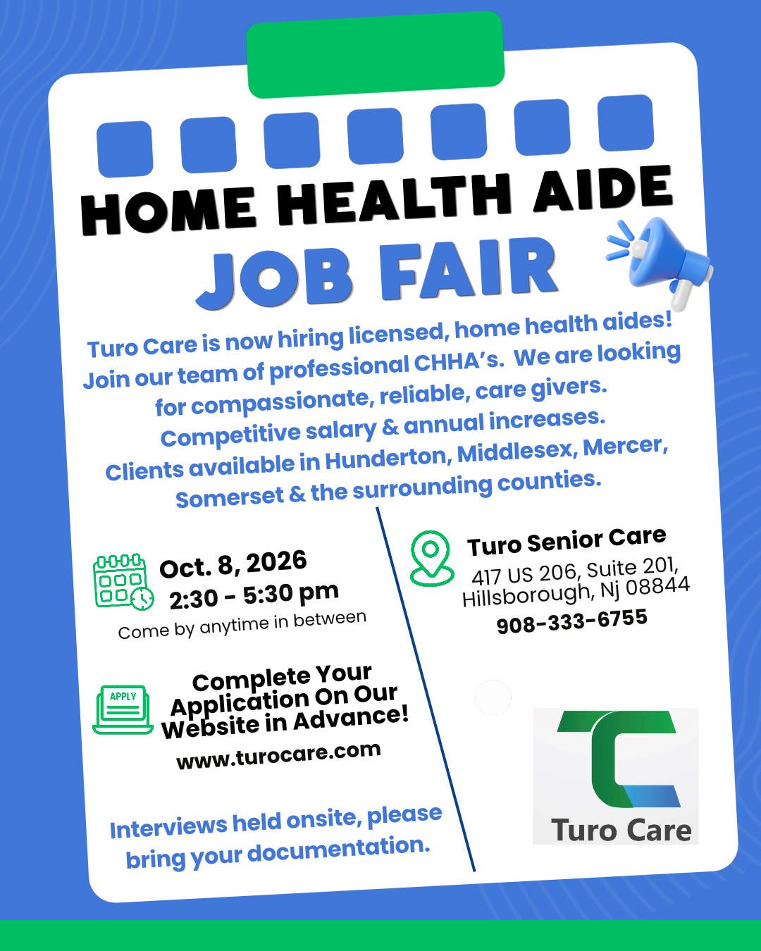 Home Health Aide Job Fair