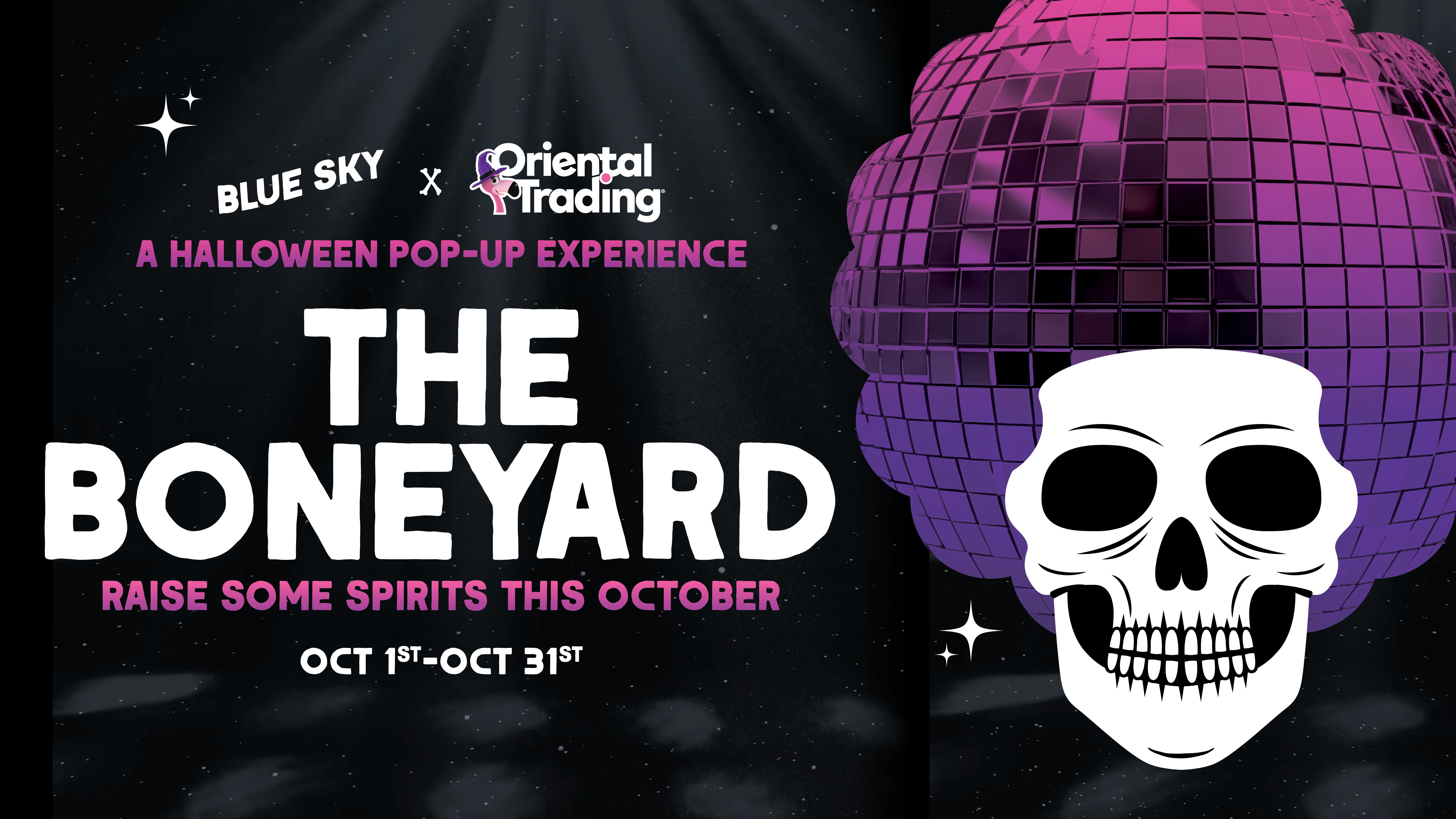 The Boneyard: Oriental Trading x Blue Sky Halloween Pop-Up
