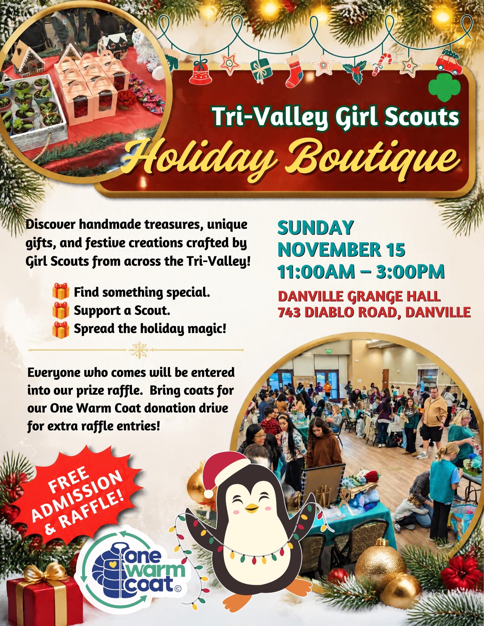 Tri-Valley Girl Scouts Holiday Boutique