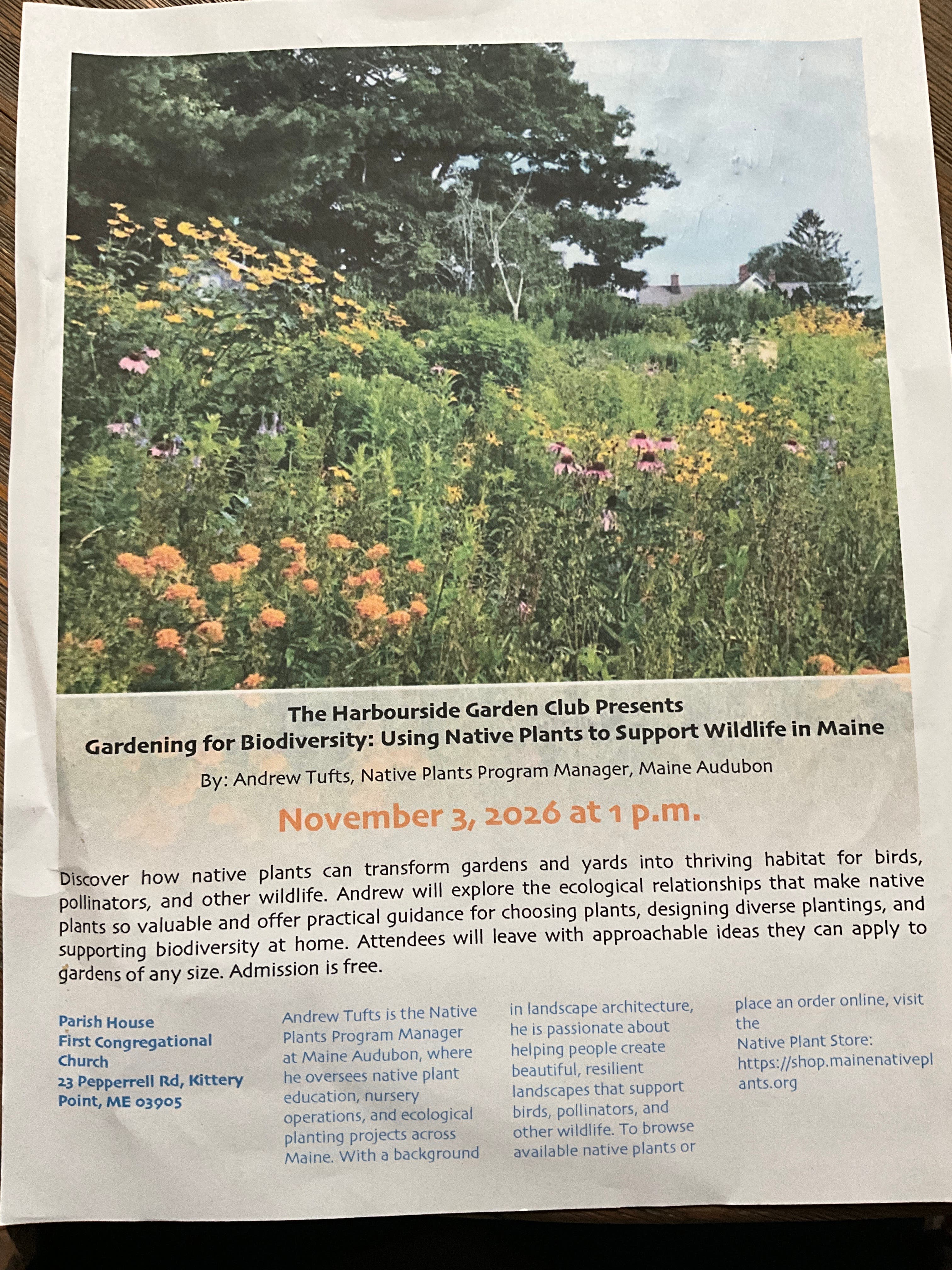 Gardening for Biodiversity: Using Native Plants to Support Wildlife in Maine