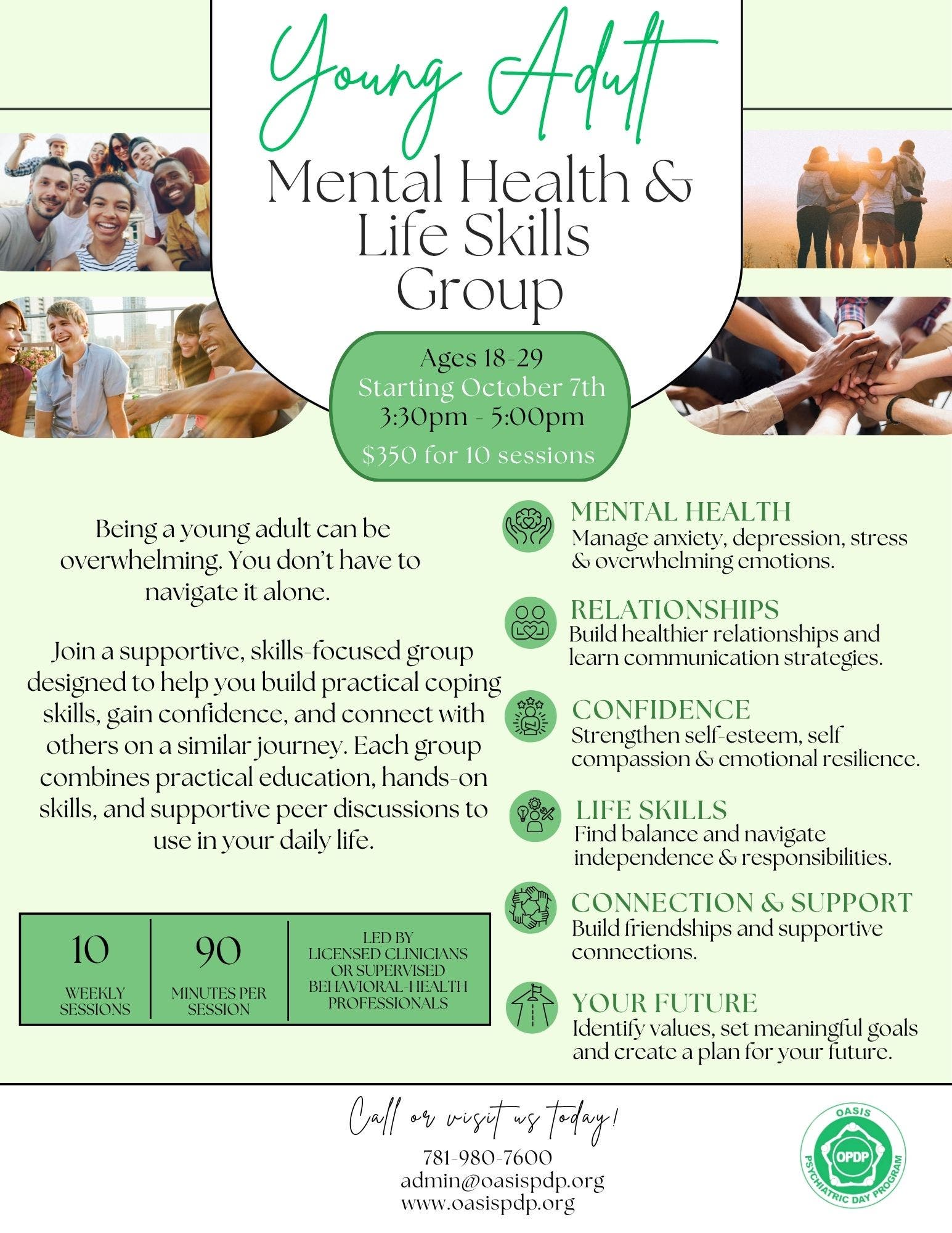 Young Adult Mental Health & Life Skills Group
