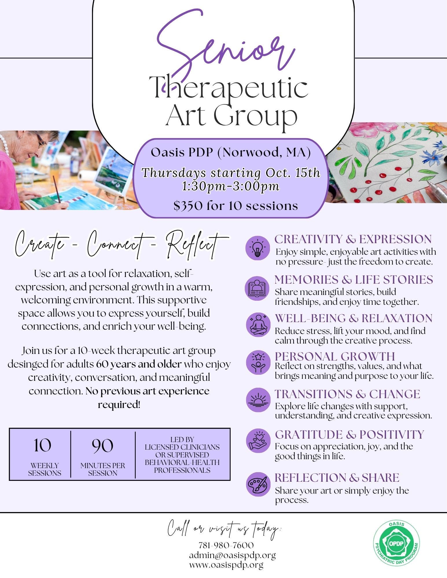 Senior Therapeutic Art Group