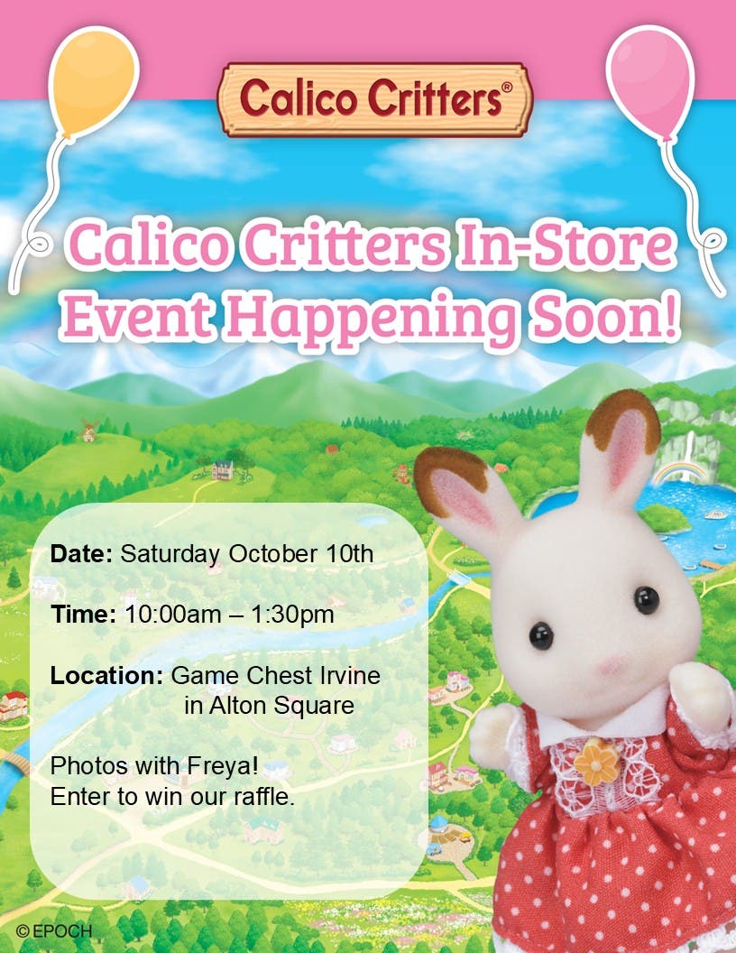 Calico Critter Meet & Greet @ The Game Chest