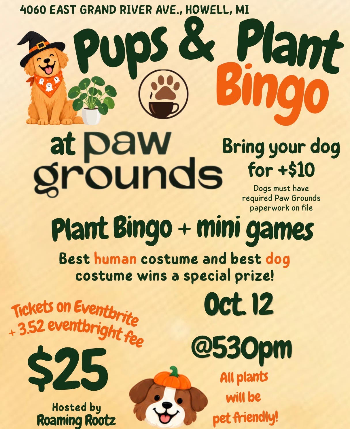 Plant Bingo with Pups!  All animal, friendly plants!