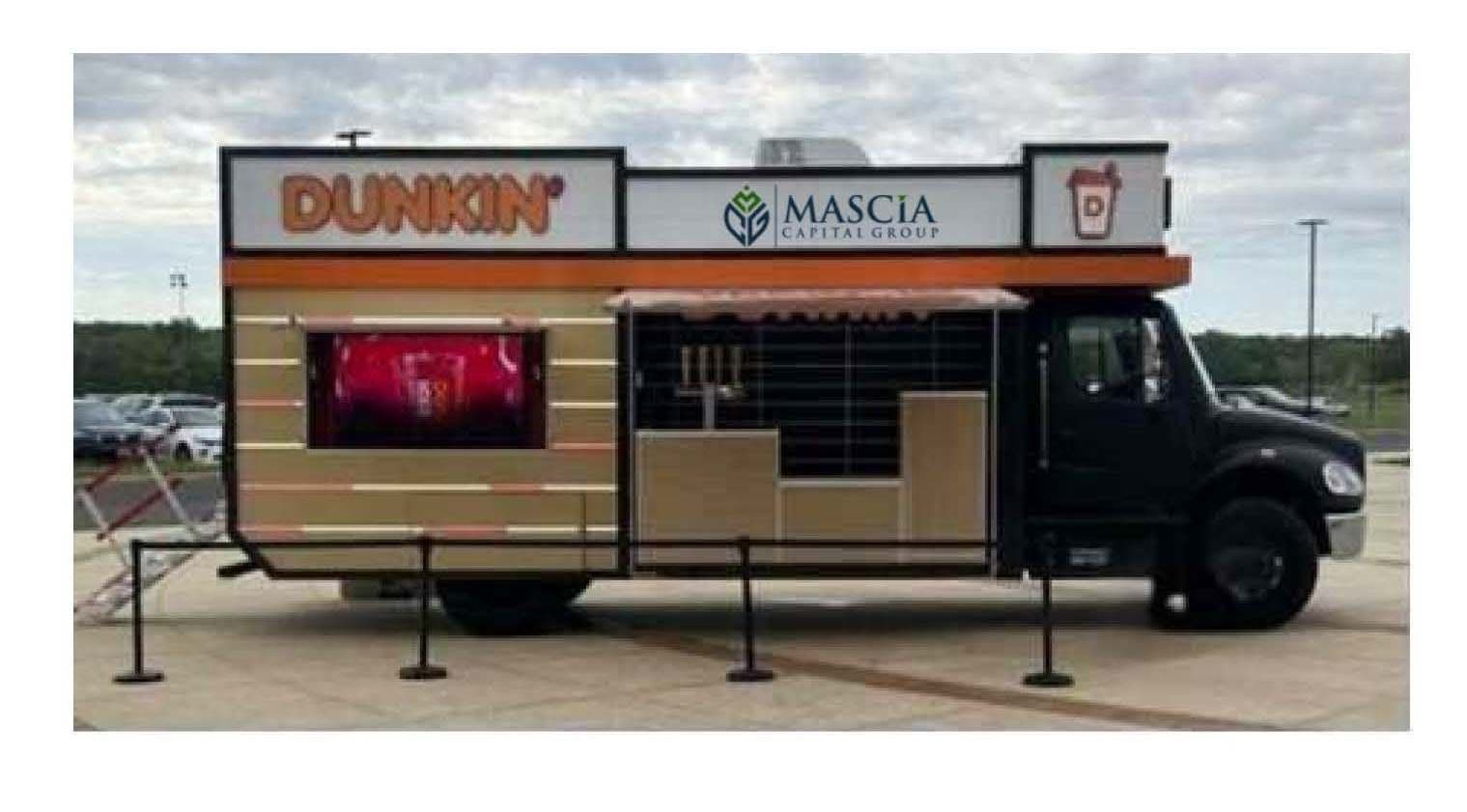 Mascia Dunkin Hosts Dunkin' Next Gen Truck in Support of VNA Rummage Sale