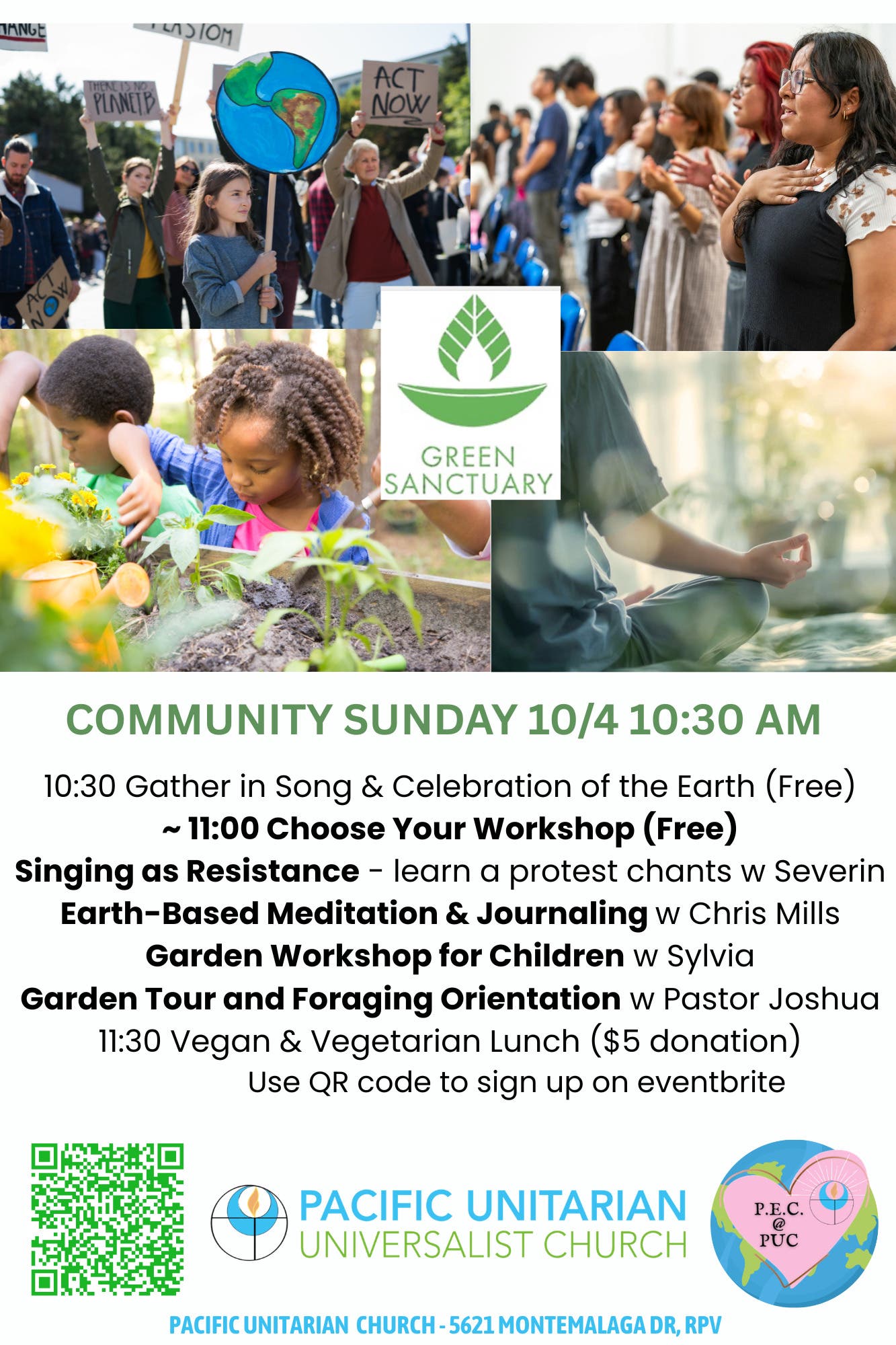 Community Sunday: Green Sanctuary