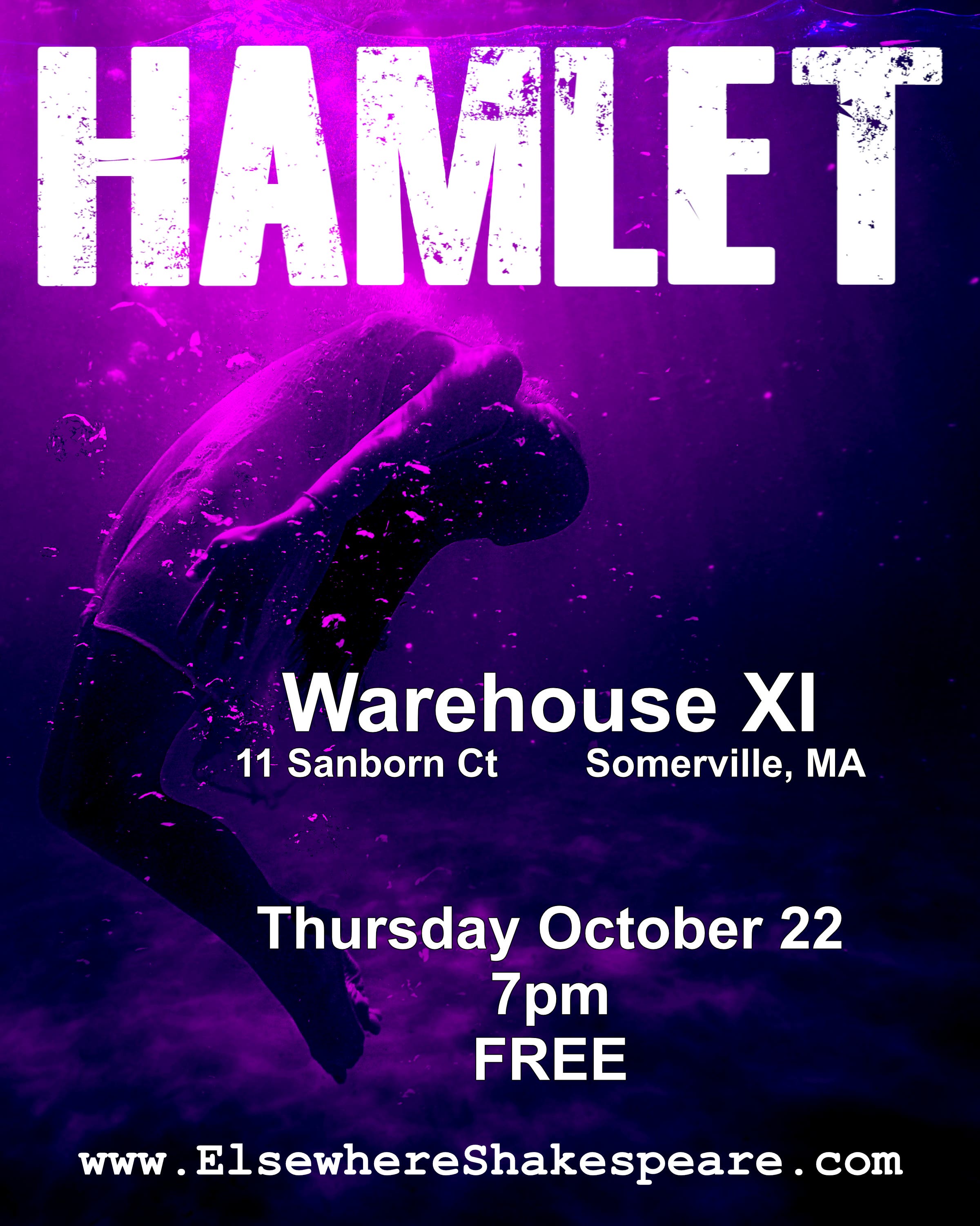 FREE Hamlet Performance by Elsewhere Shakespeare