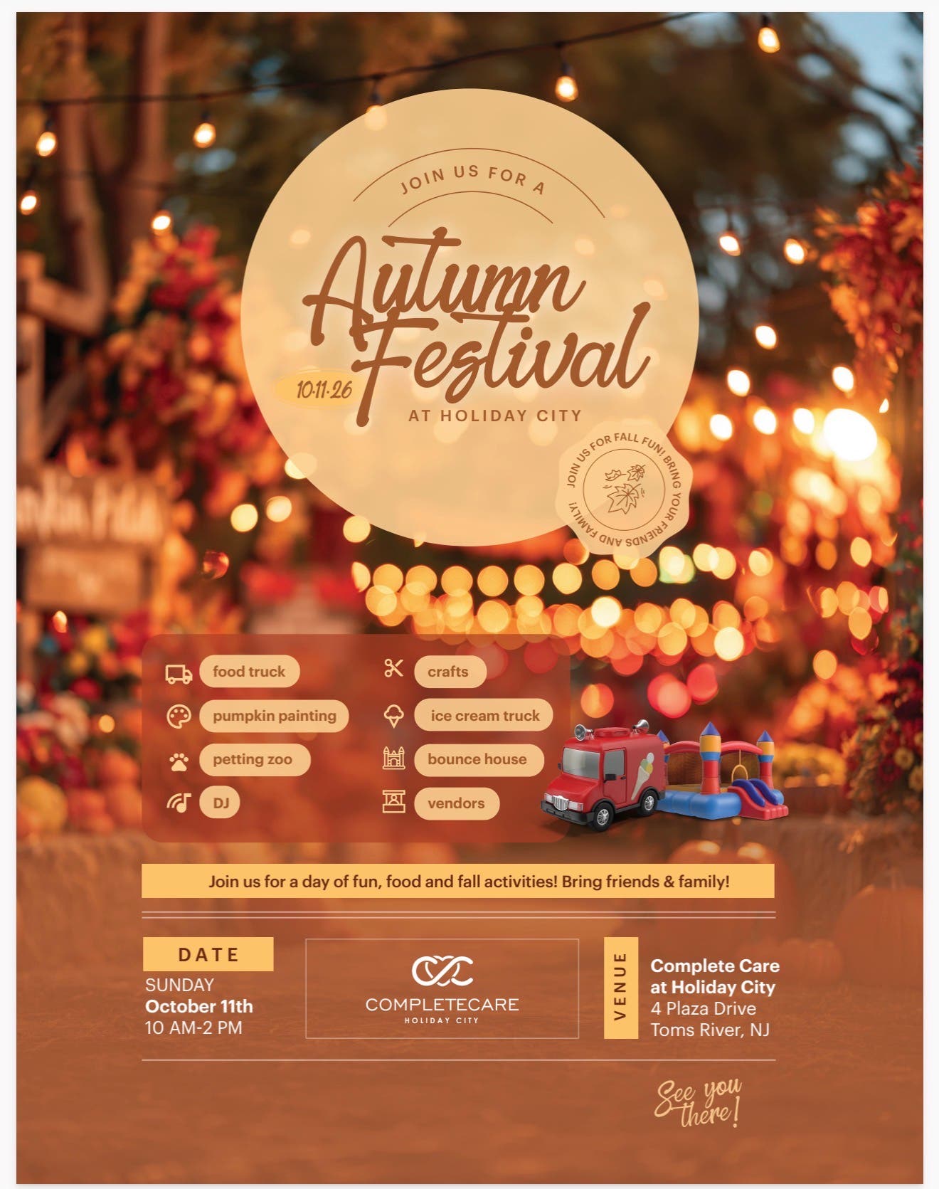 Autumn Festival at Complete Care at Holiday City 🍂