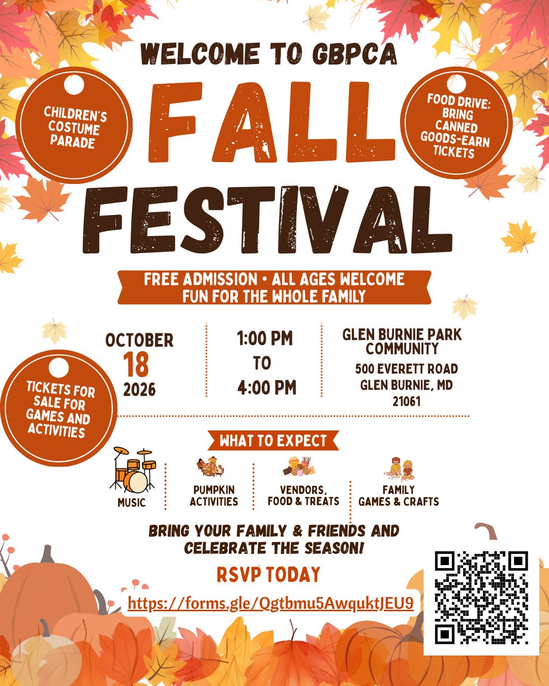 GBPCA Fall Festival
