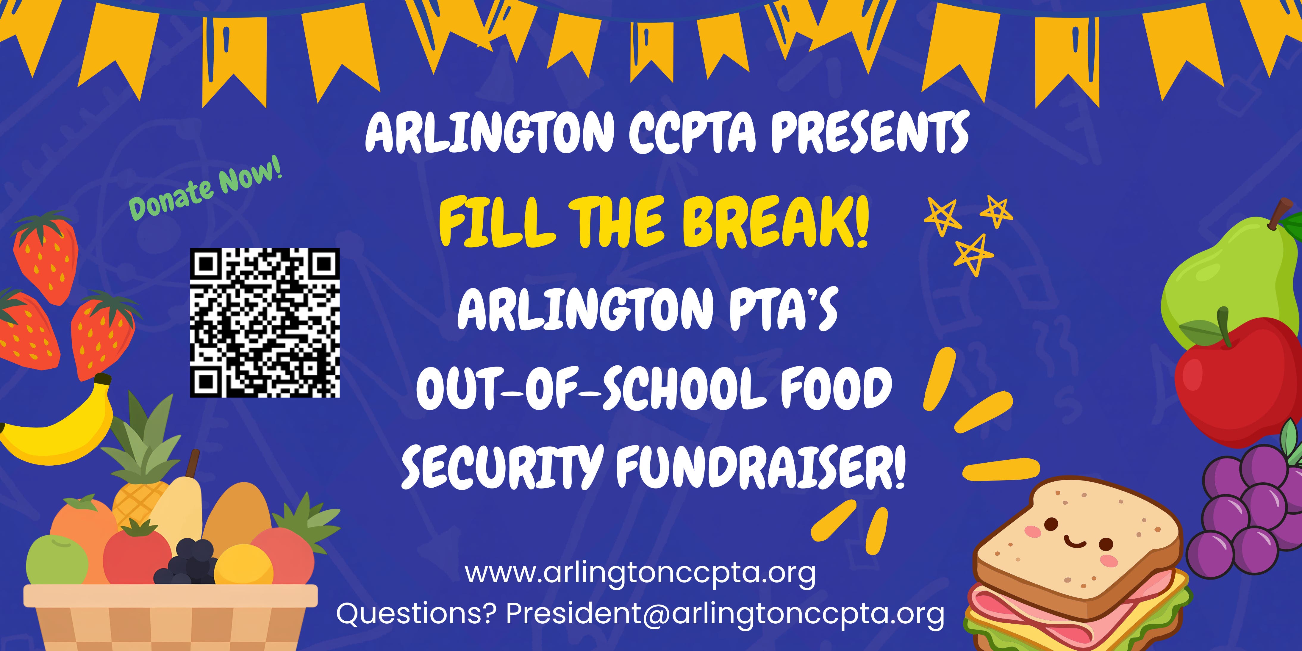 CCPTA Launches "Fill the Break" Out-of-School Food Security Fundraiser!