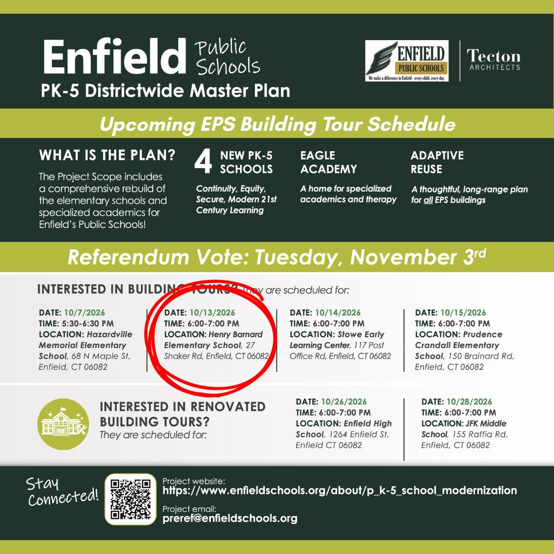 EPS Elementary Building Tour (Henry Barnard) In Advance of Upcoming Referendum Question