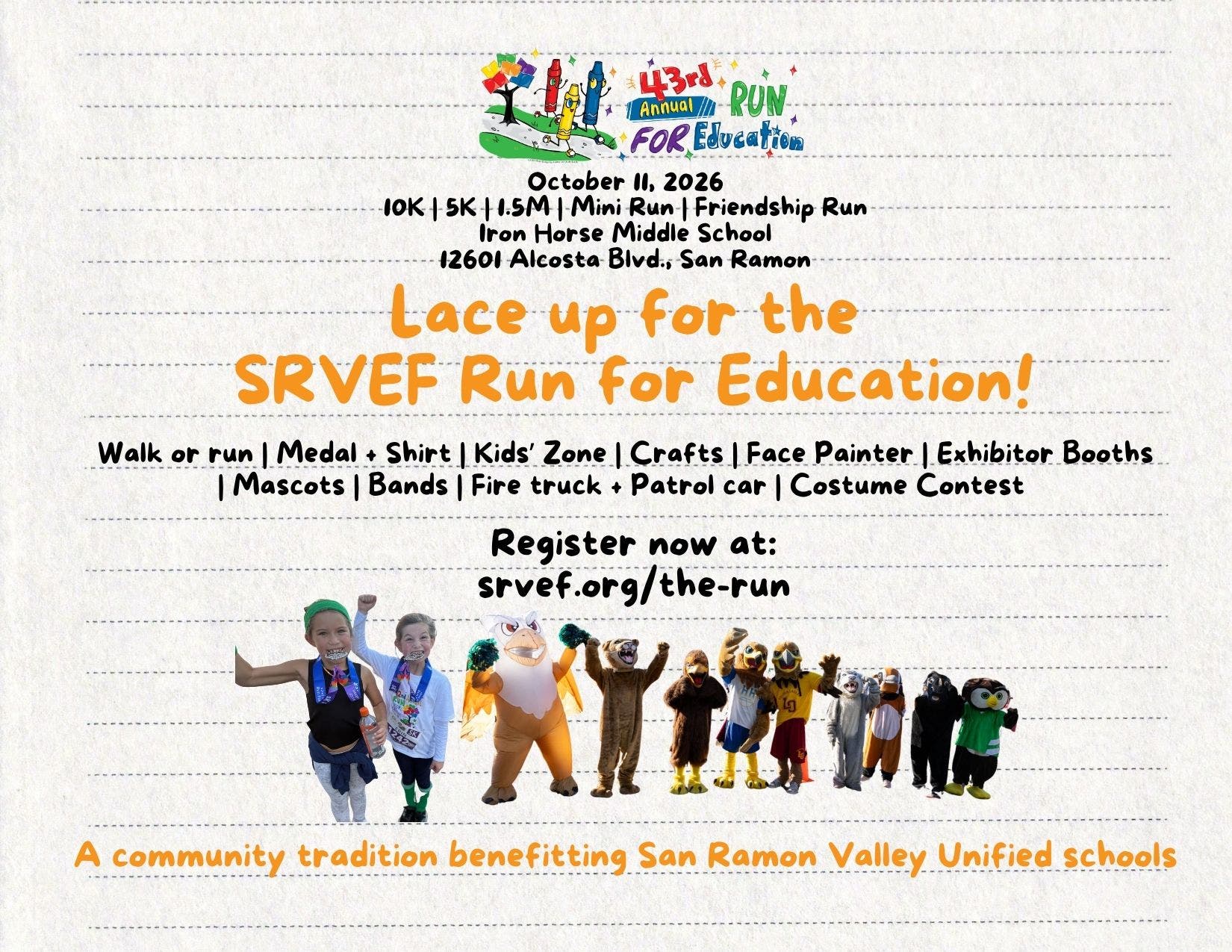 SRVEF Run for Education