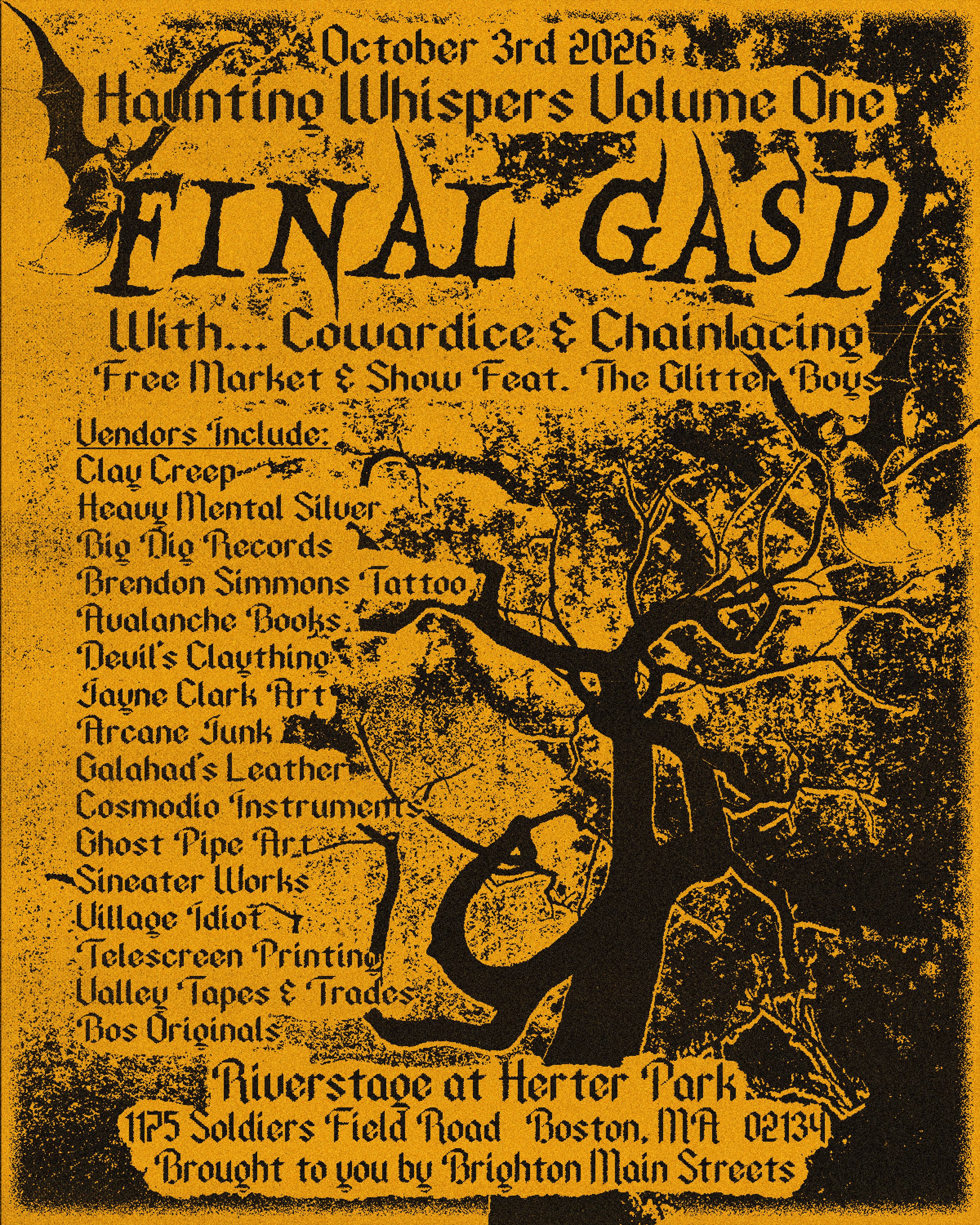 Haunting Whispers, vol 1: Free Music Fest on the Charles