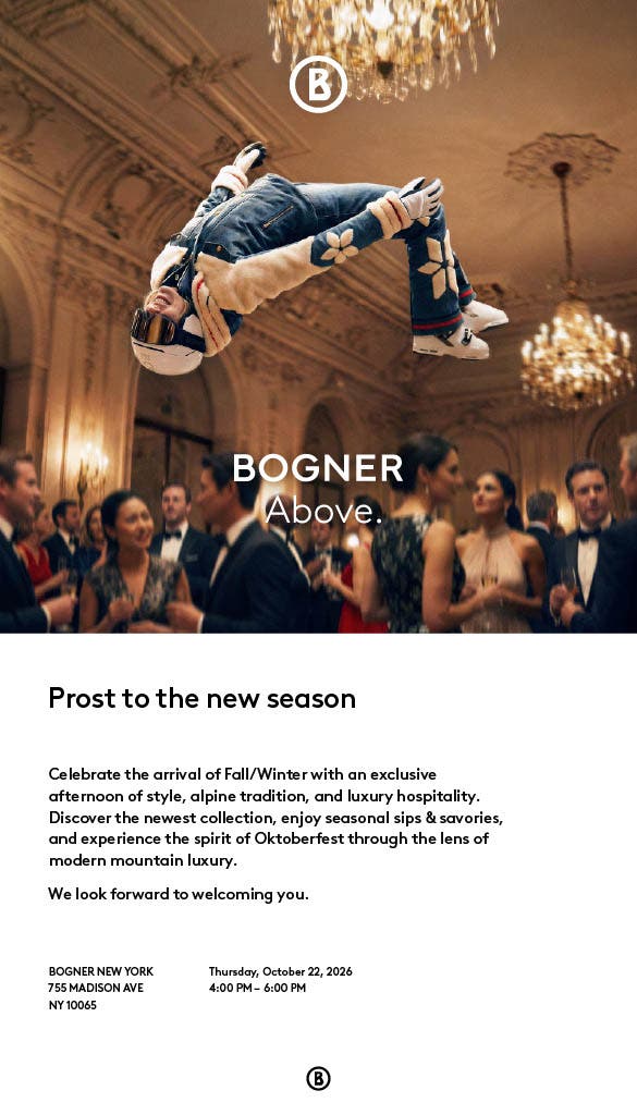 BOGNER FW Celebration, Oktoberfest Afternoon 10/22