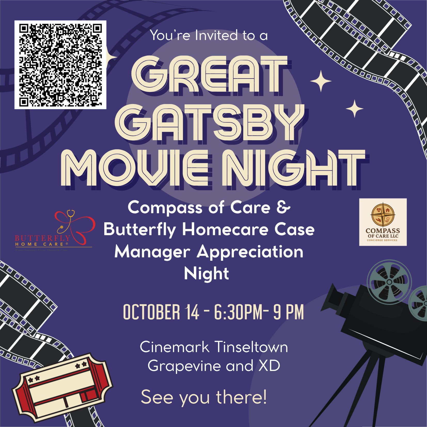 Case Manager Appreciation Night brought to you by Compass of Care and Butterfly Homecare