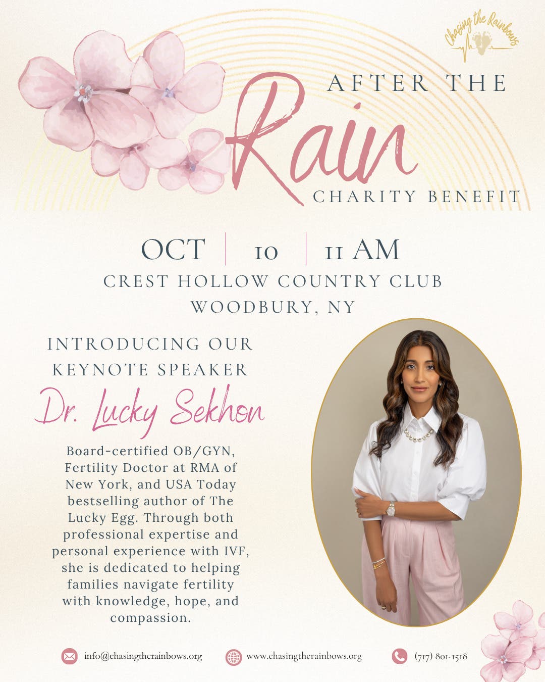 After the Rain: Pregnancy and Infant Loss Awareness Benefit Event for Chasing the Rainbows 🌈