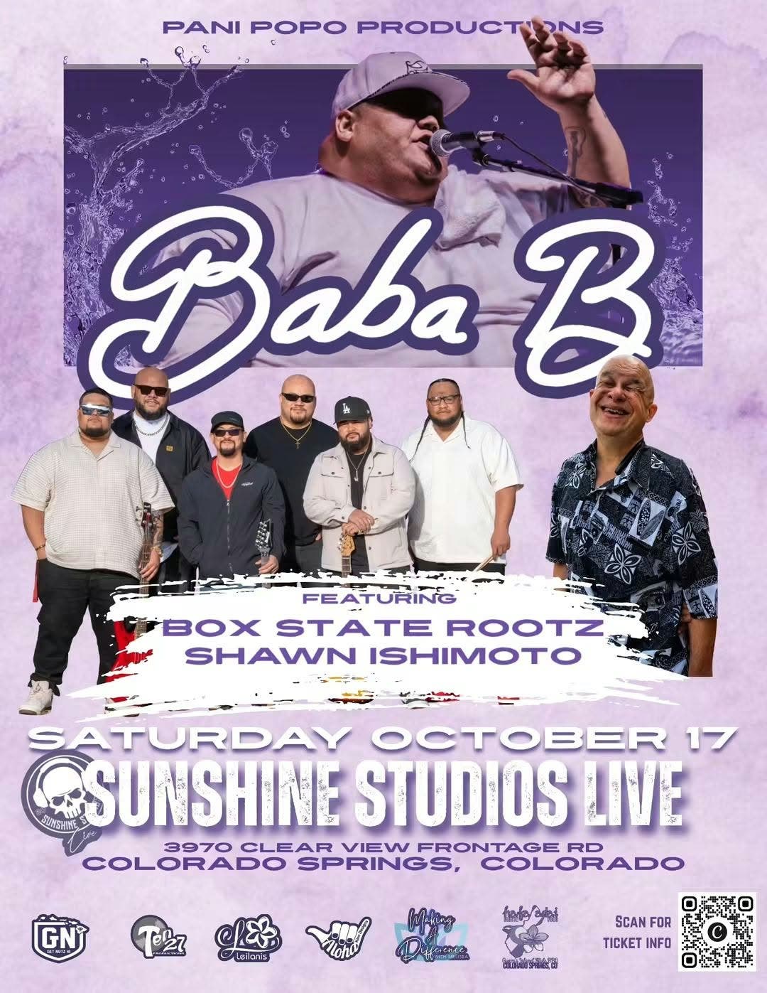Island Vibes, Colorado Night! Hawaiian Reggae with Baba B & Friends