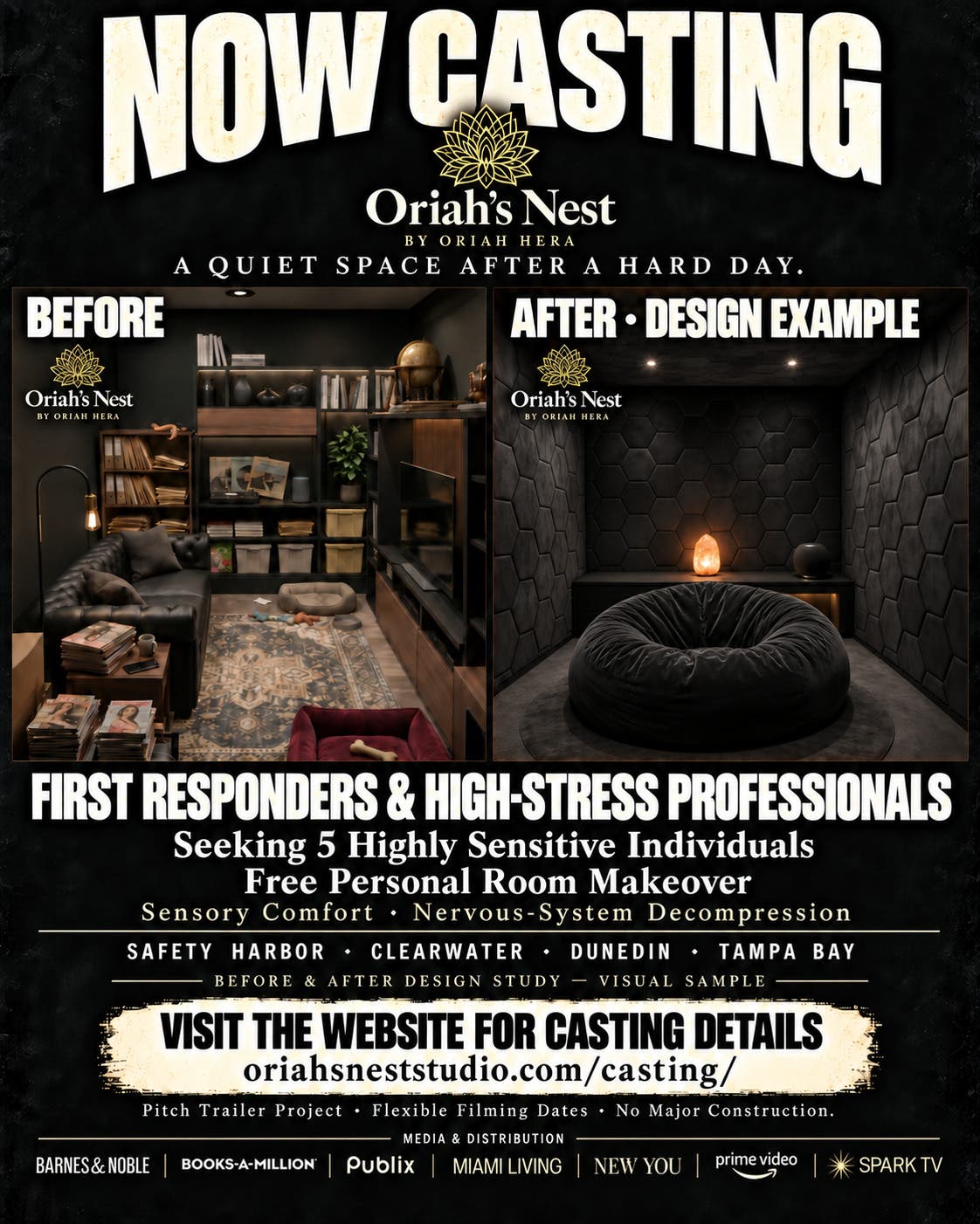 NOW CASTING: ORIAH’S NEST 🪺✨ Your home should give you somewhere to exhale.