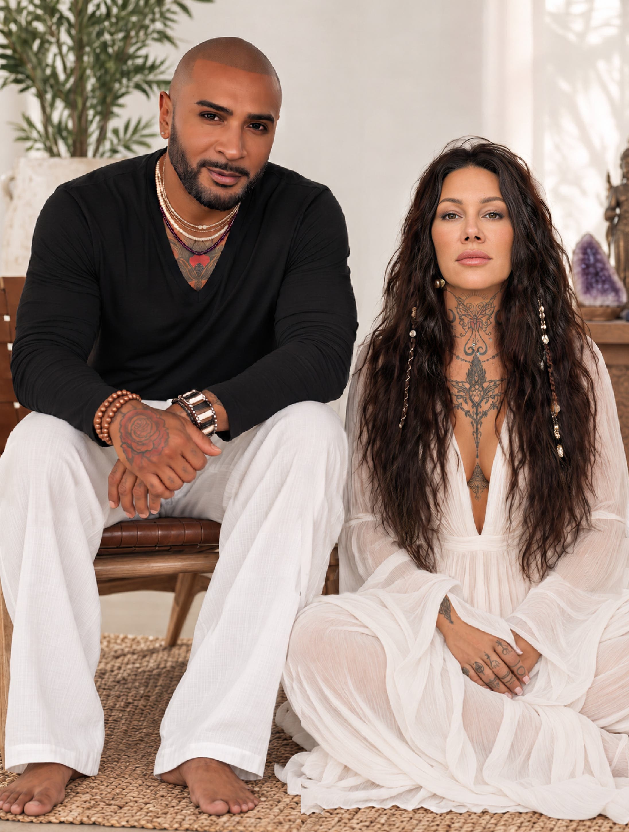 Spiritual Healers Riz Mirza and Oriah Hera Mirza Explain Their ‘Conscious Uncoupling’ After 17 Years