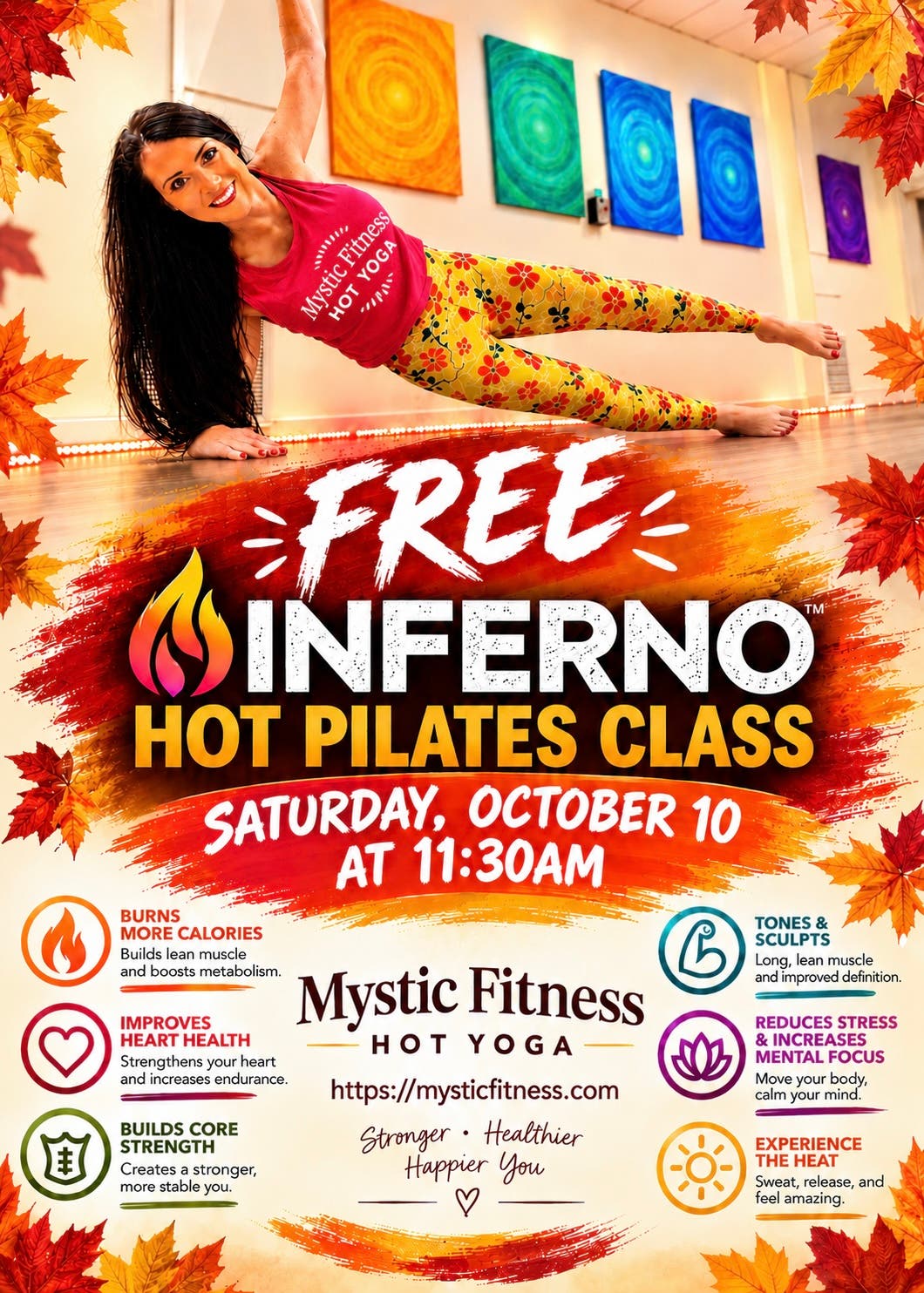 Free Inferno Hot Pilates Class 